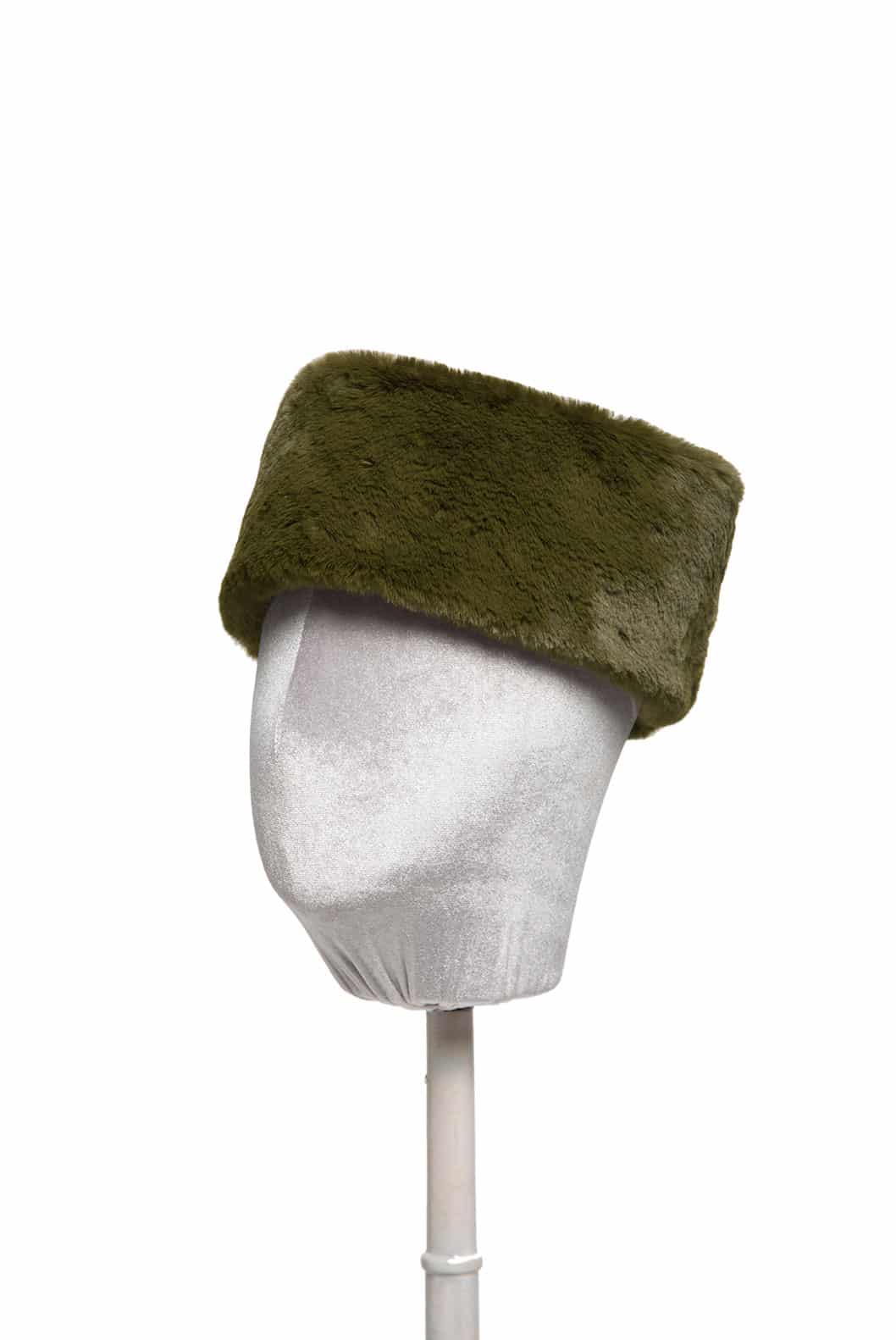 Luisa Beccaria Cerchietto in pelliccia sintetica verde Offerta Pasqua