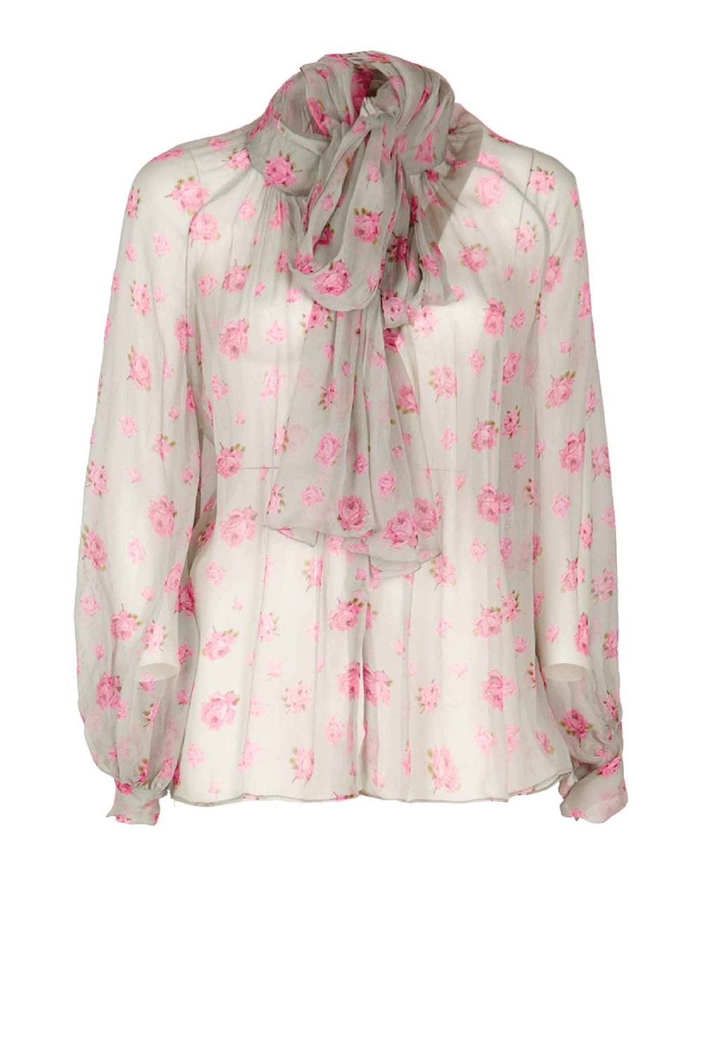 Luisa Beccaria Camicia a fiori con fiocco Offerta settimanale