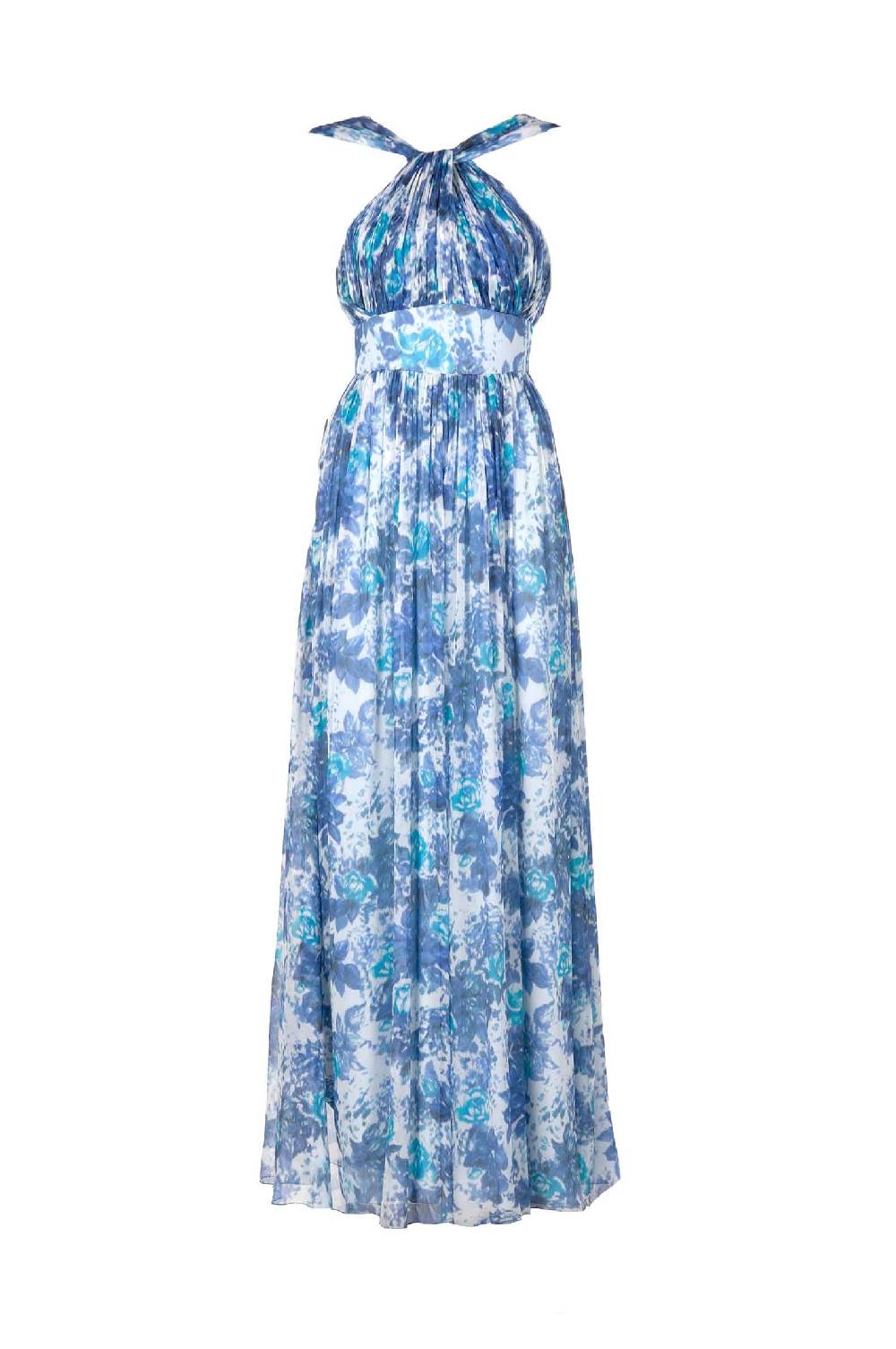 Luisa Beccaria Abito Capri In Chiffon Con Dettaglio Nodo Officina