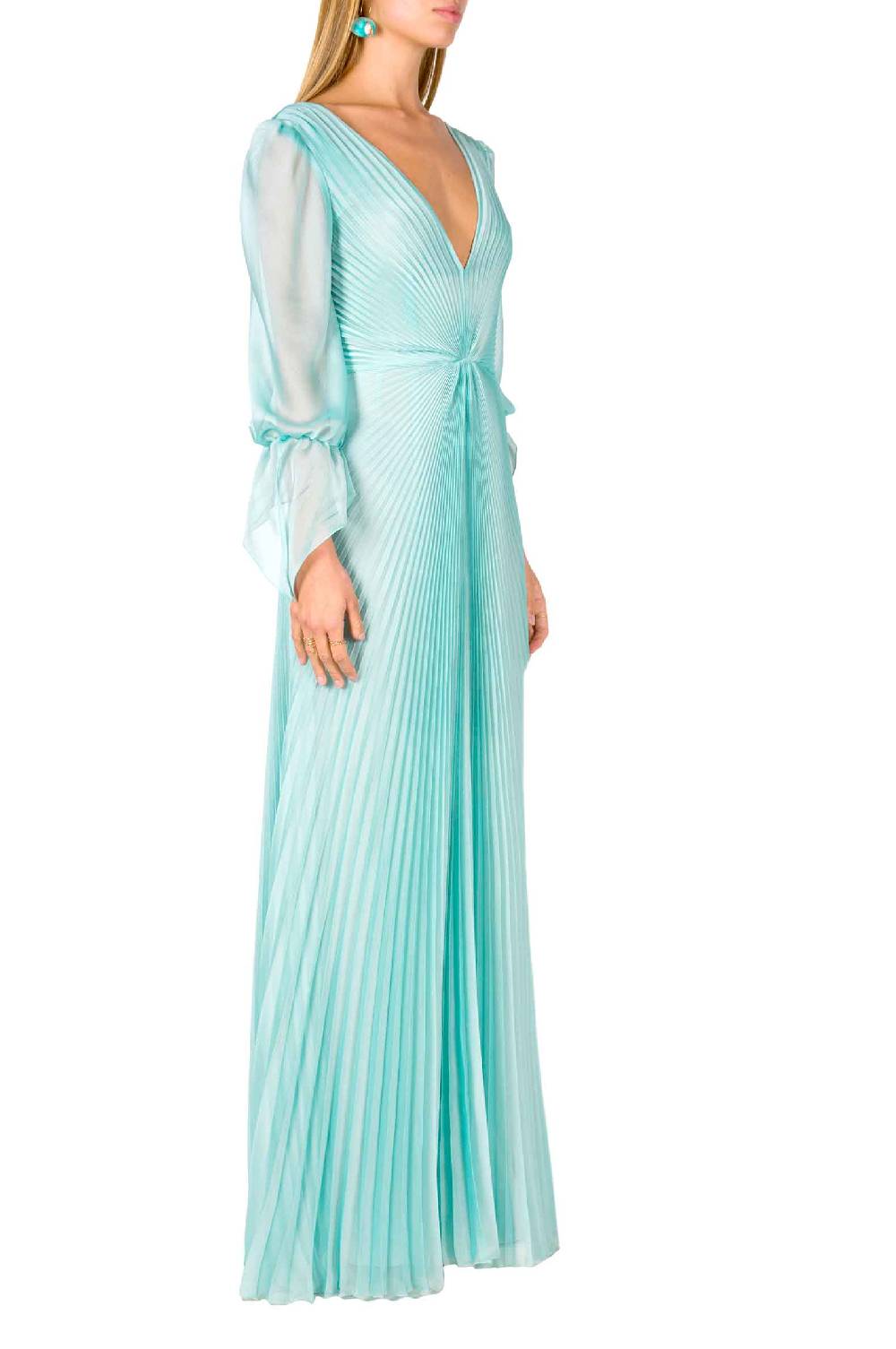 Luisa Beccaria Abito lungo in chiffon Angelina Acquista Ora