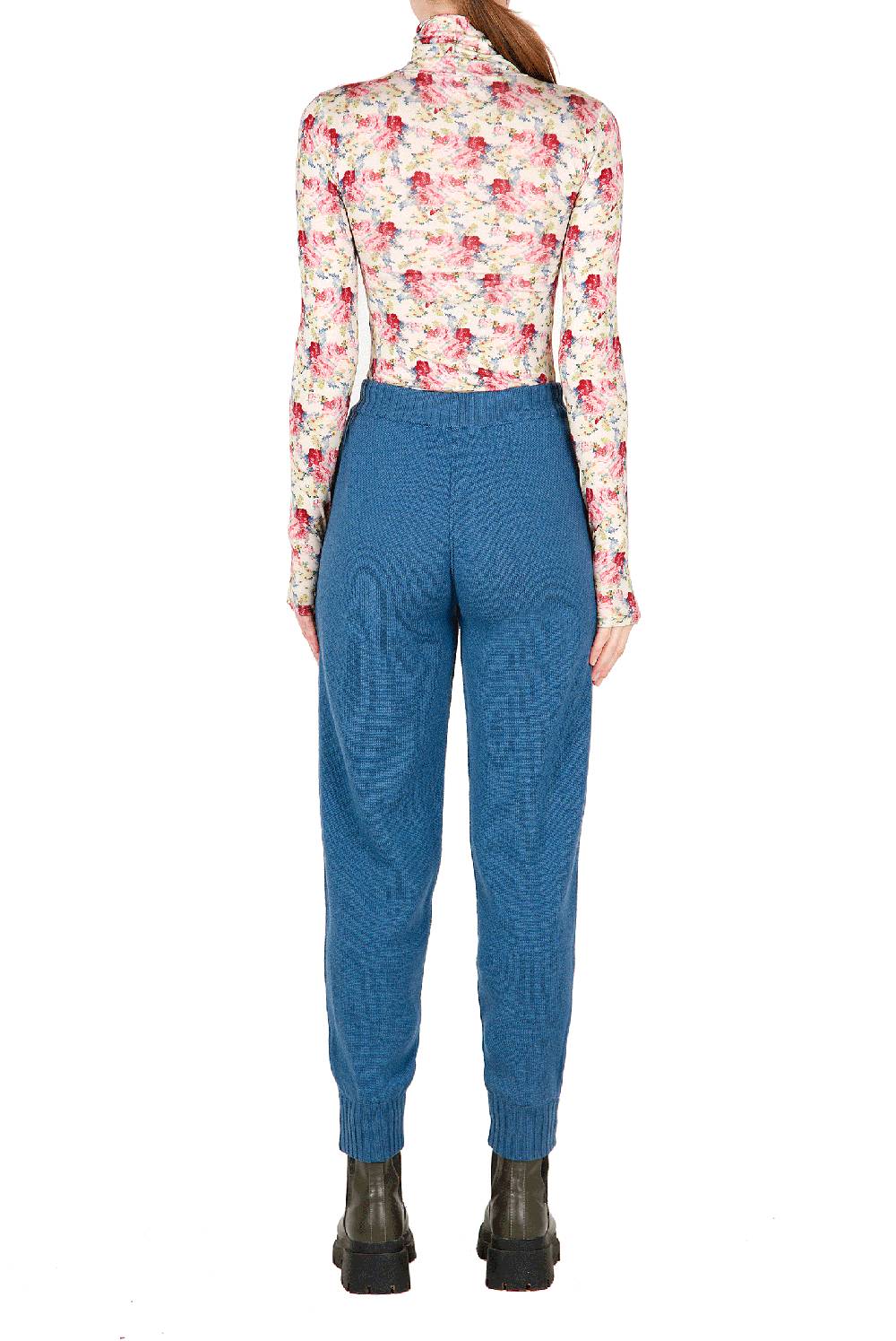 Luisa Beccaria Pantaloni in felpa di lana Outlet