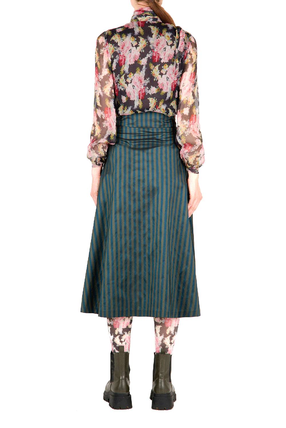 Luisa Beccaria Camicetta in chiffon floreale Cyber Monday
