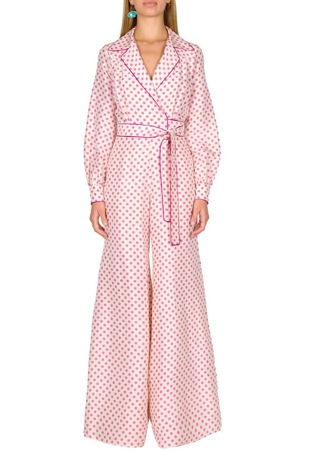 Luisa Beccaria Tuta vintage a pois Online Outlet