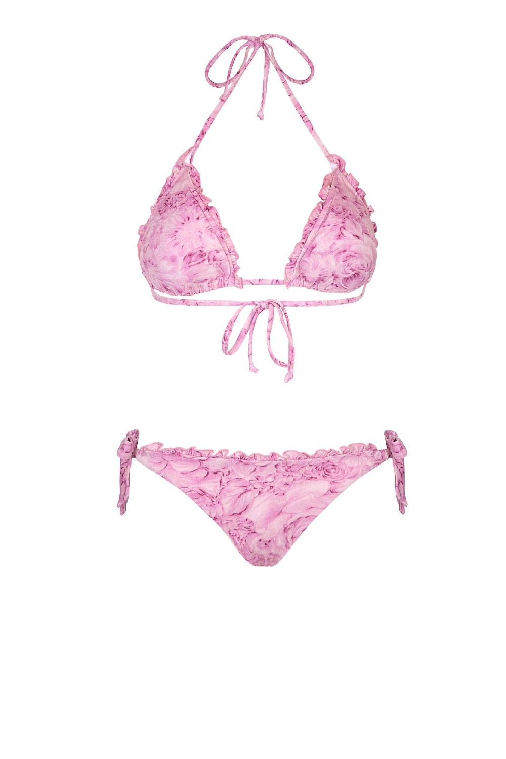 Luisa Beccaria Bikini Triangolo E Slip Rosa Rose Only for today
