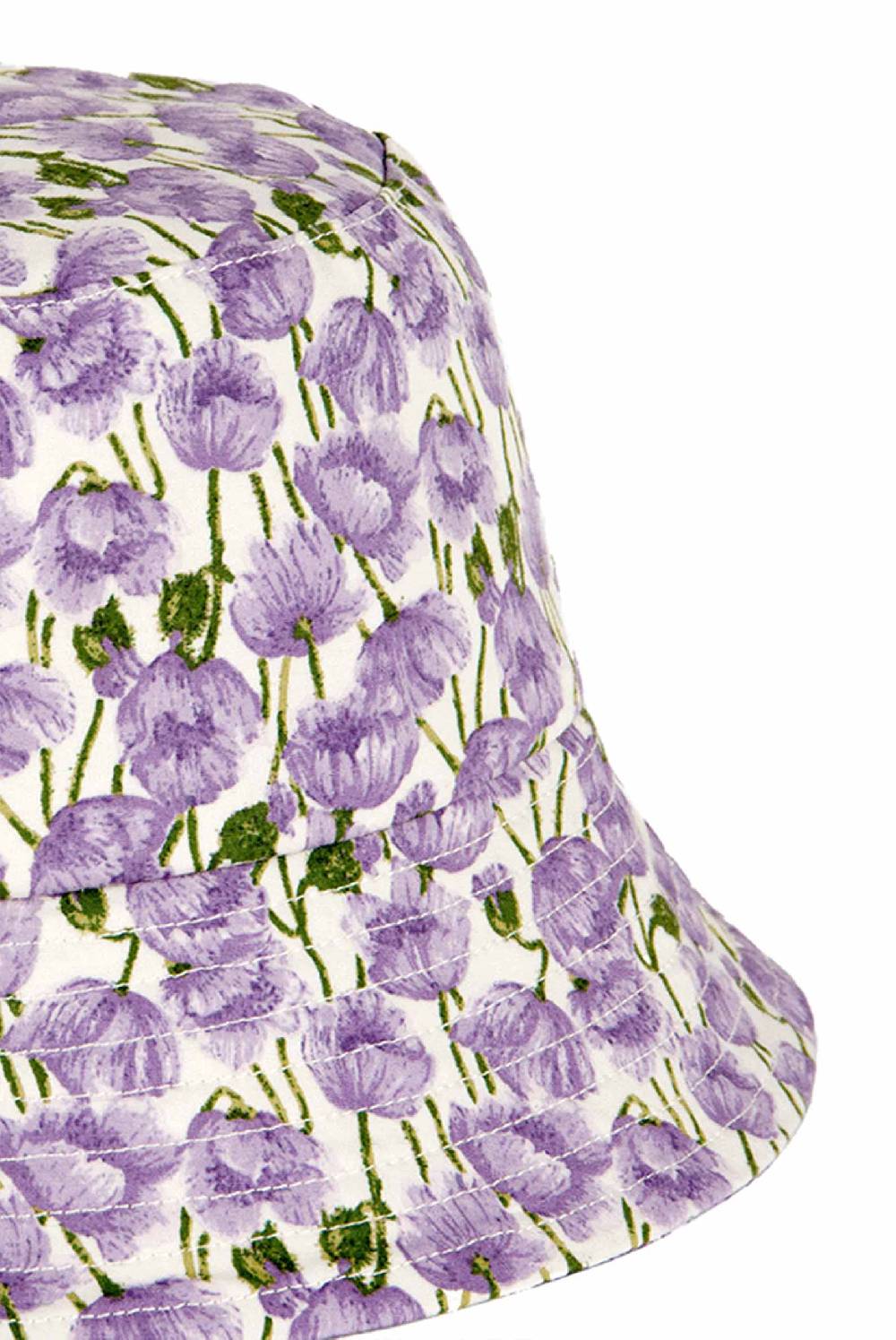 Luisa Beccaria Cappello a secchiello di papaveri Black Friday Prezzi