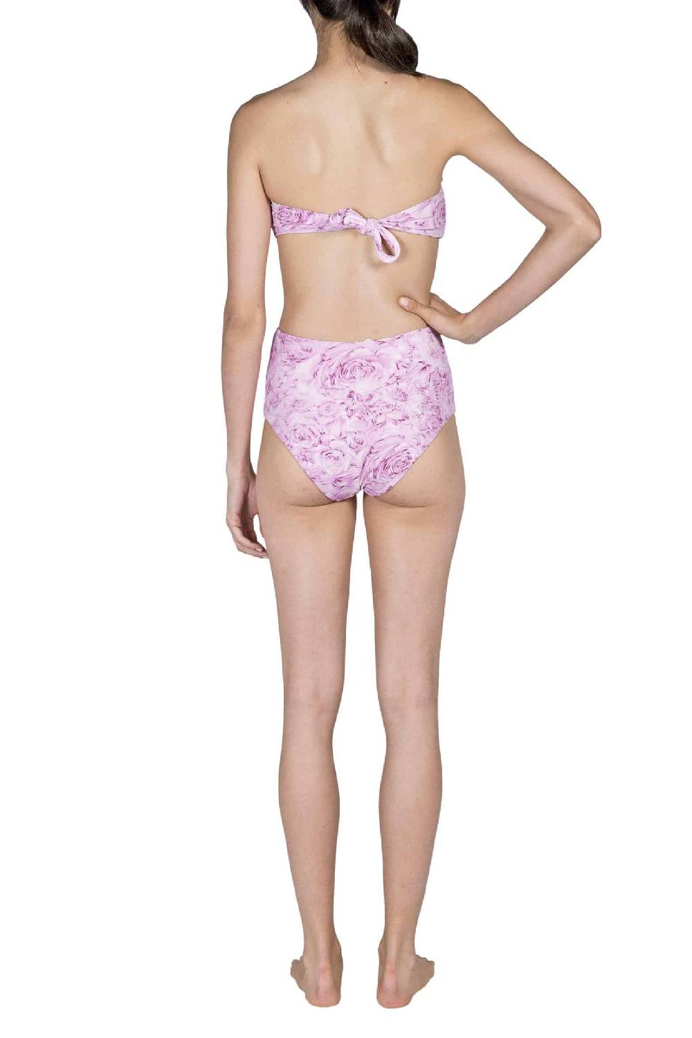 Luisa Beccaria Fascia E Vita Alta Slip Bikini Rose Rosa Online Outlet