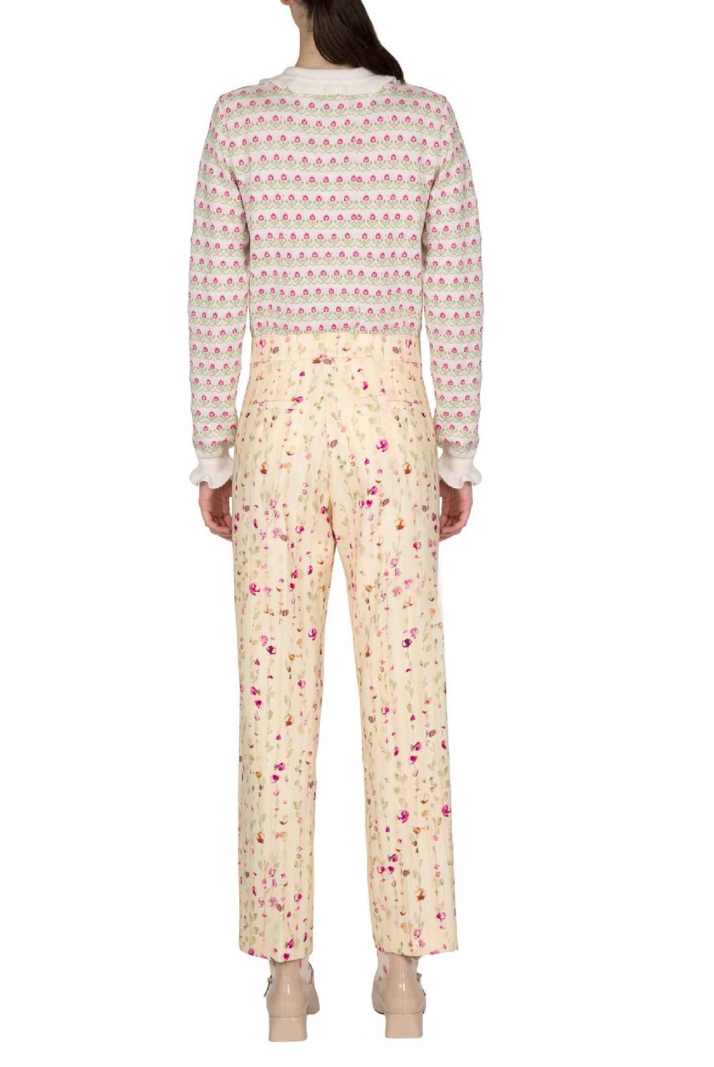 Luisa Beccaria Polo a fiori Offerta