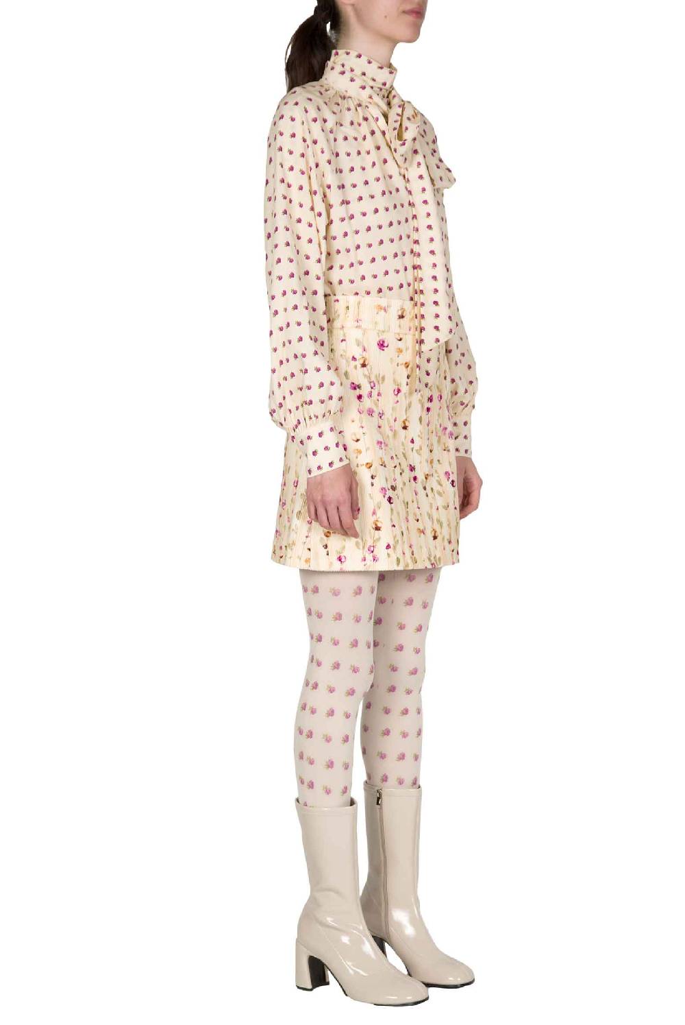 Luisa Beccaria Camicia Vintage Buds Con Dettaglio Fiocco Online