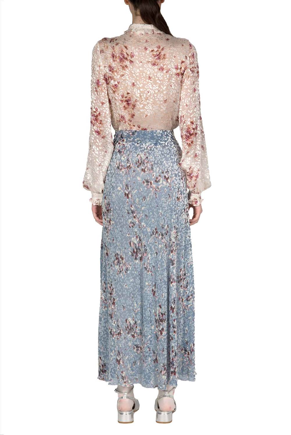 Luisa Beccaria Camicia Dèvorè Stampa Flower Storm Saldi