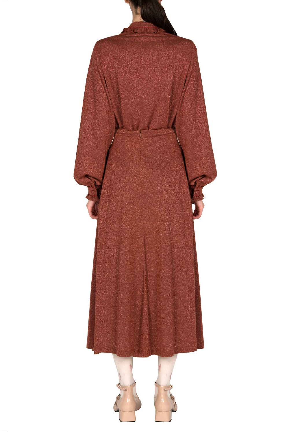 Luisa Beccaria Camicia in jersey lurex Hotsell