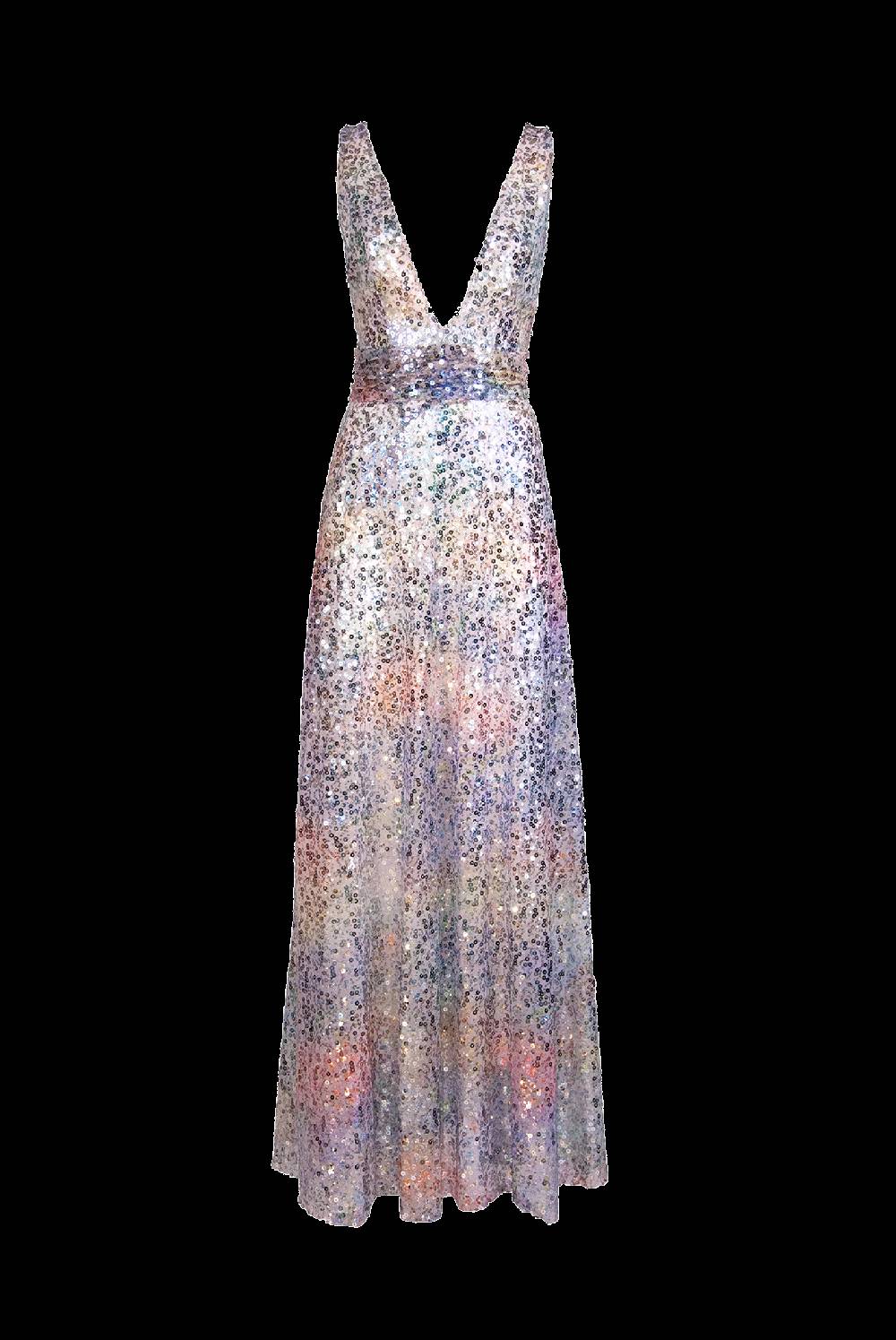 Luisa Beccaria Abito in Paillettes Degradè di Lucilla Sconti VIP