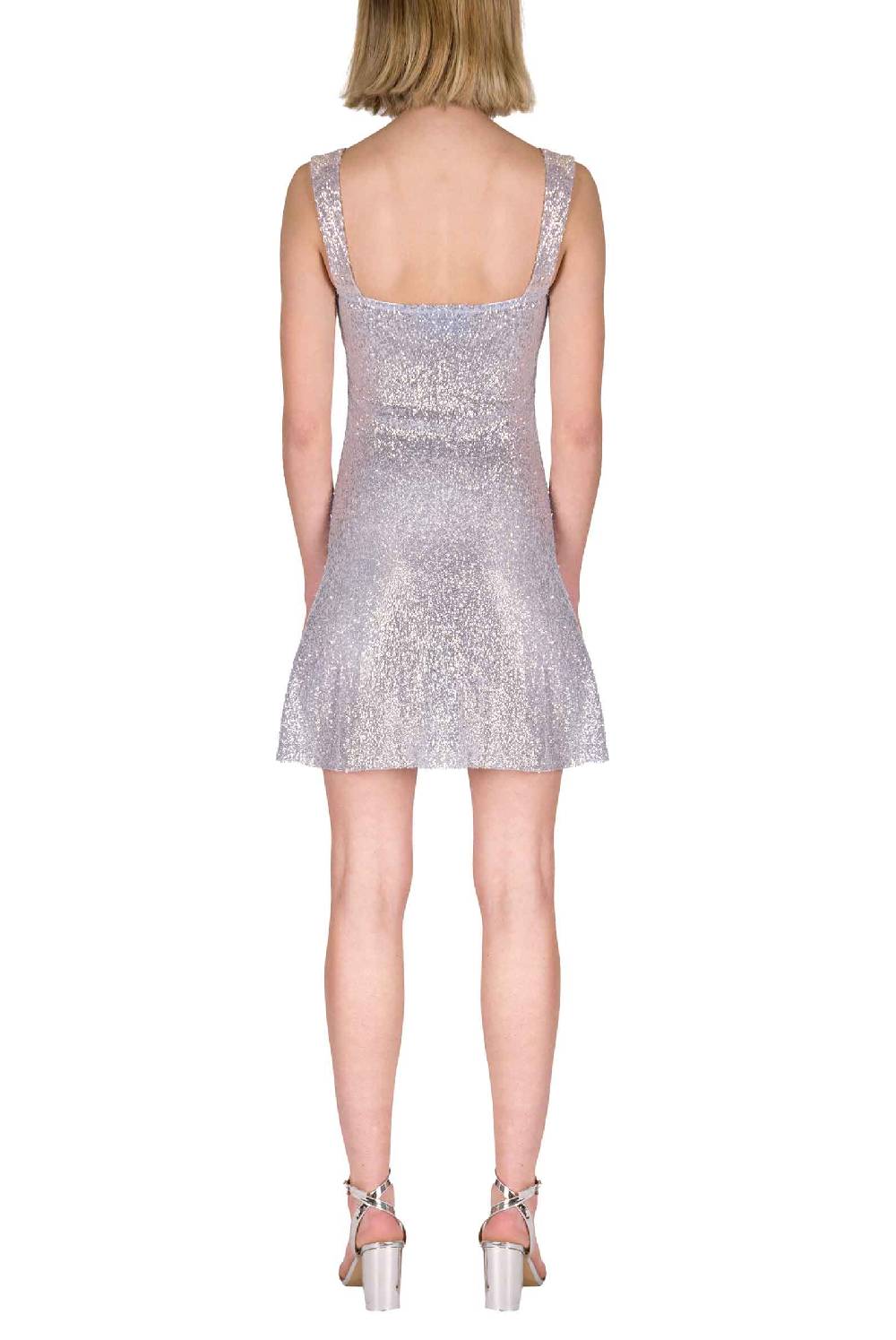 Luisa Beccaria Mini abito bustier con paillettes Italy
