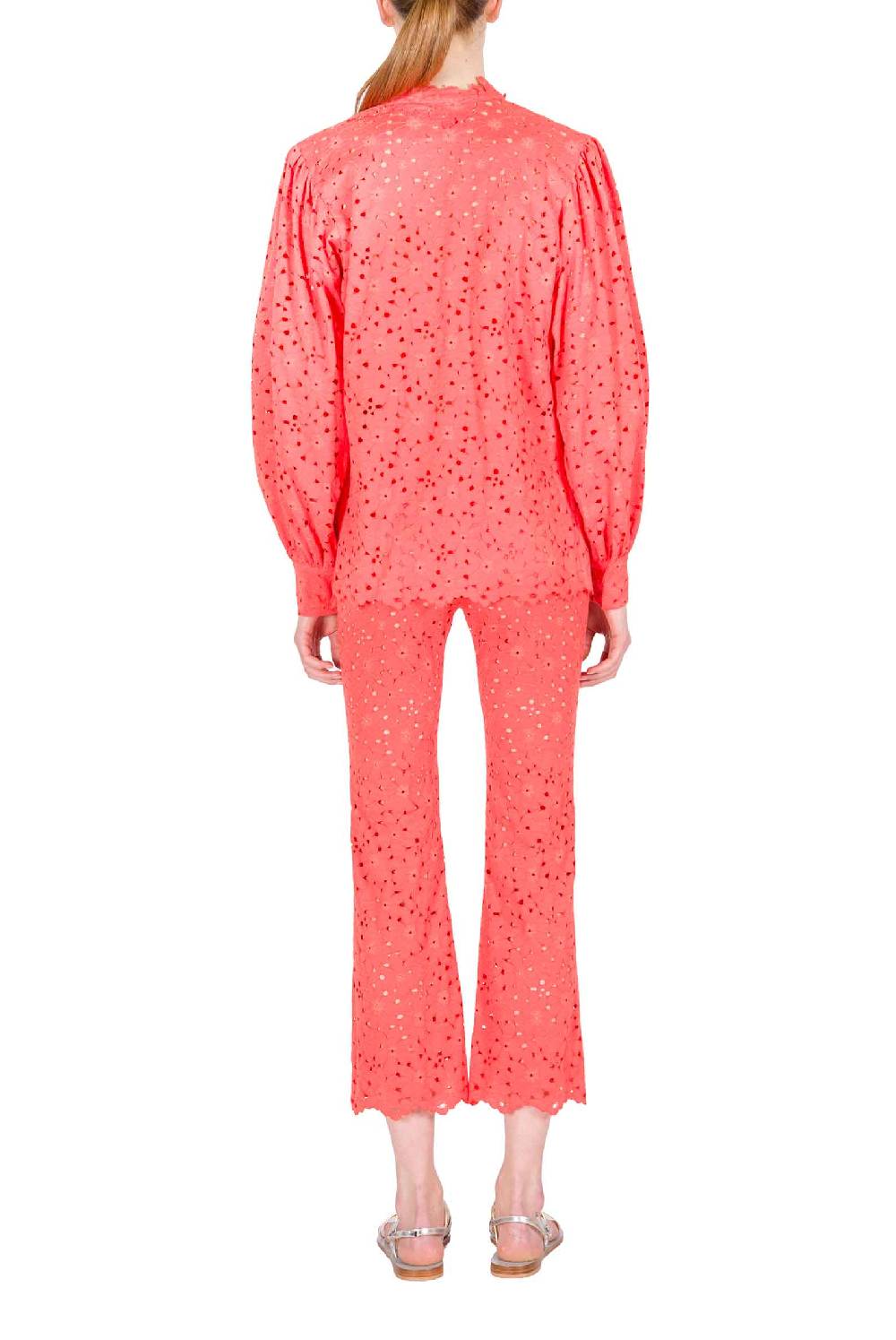 Luisa Beccaria Camicia in pizzo floreale Offerta Anniversario
