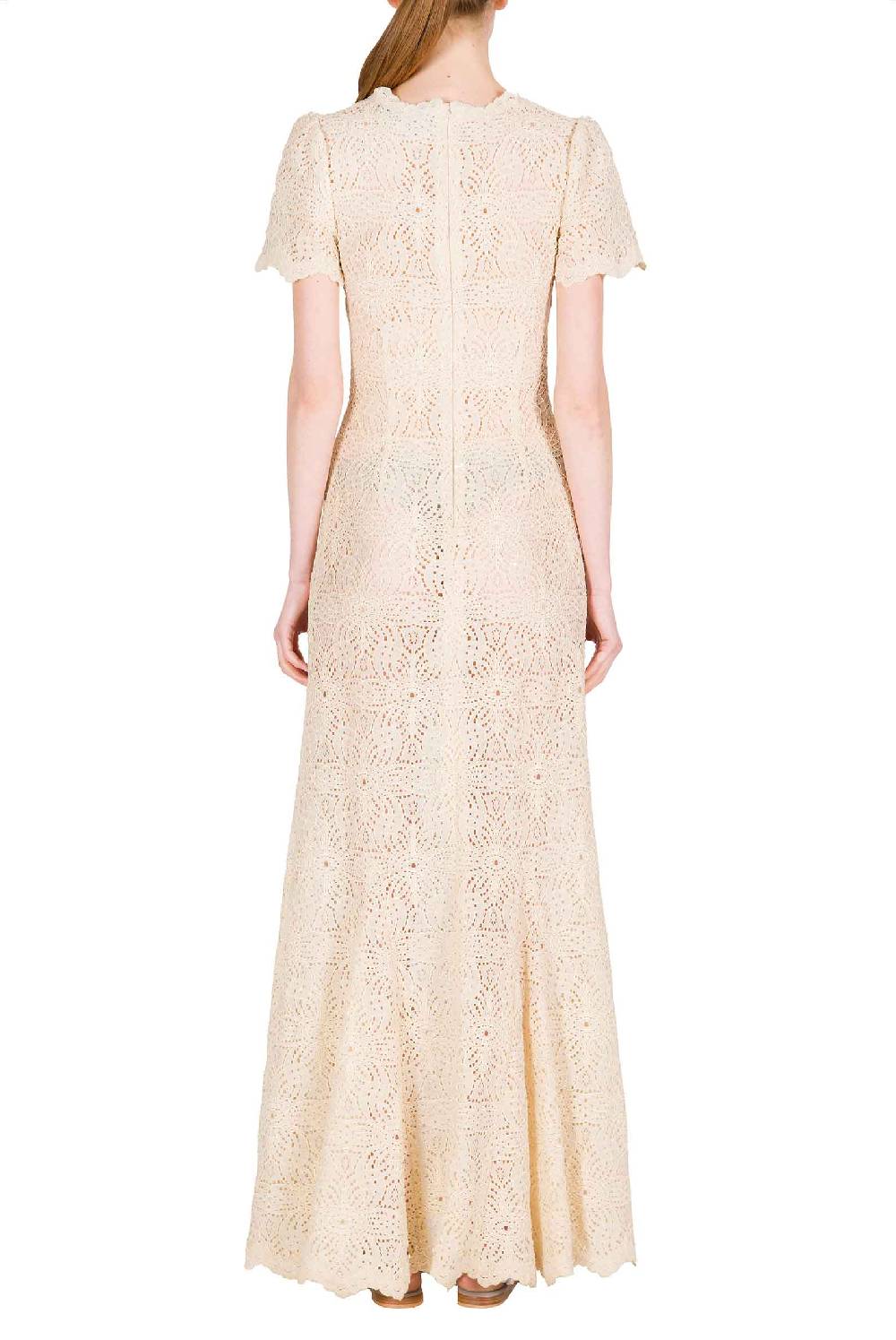Luisa Beccaria Abito lungo in pizzo Super Saving Price
