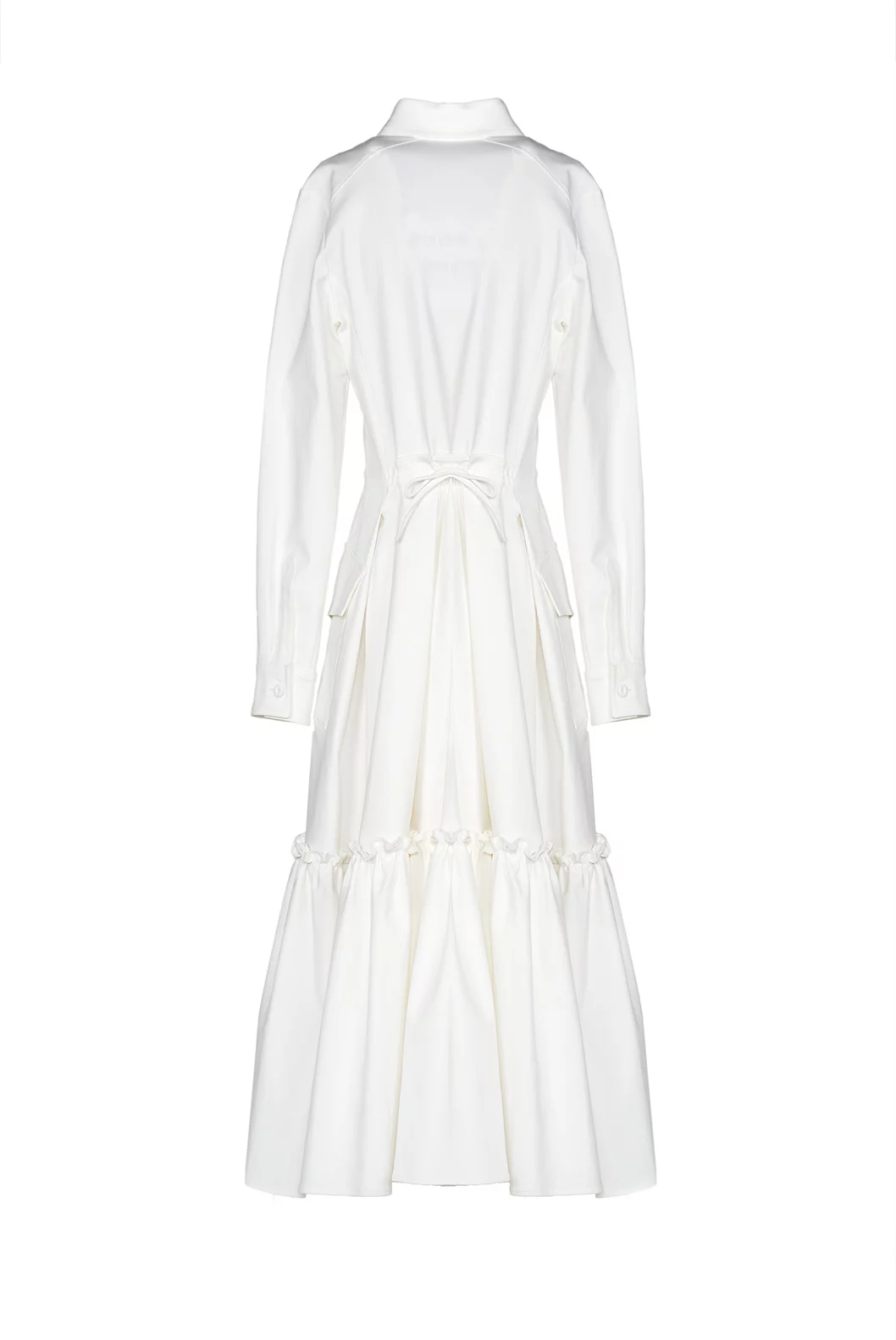 Luisa Beccaria Abito chemisier leggero bianco Fino al 50% di sconto