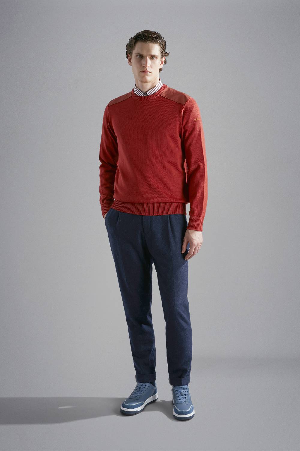 Paul & Shark Camicia in popeline di cotone Paul & Shark Promozione Limitata