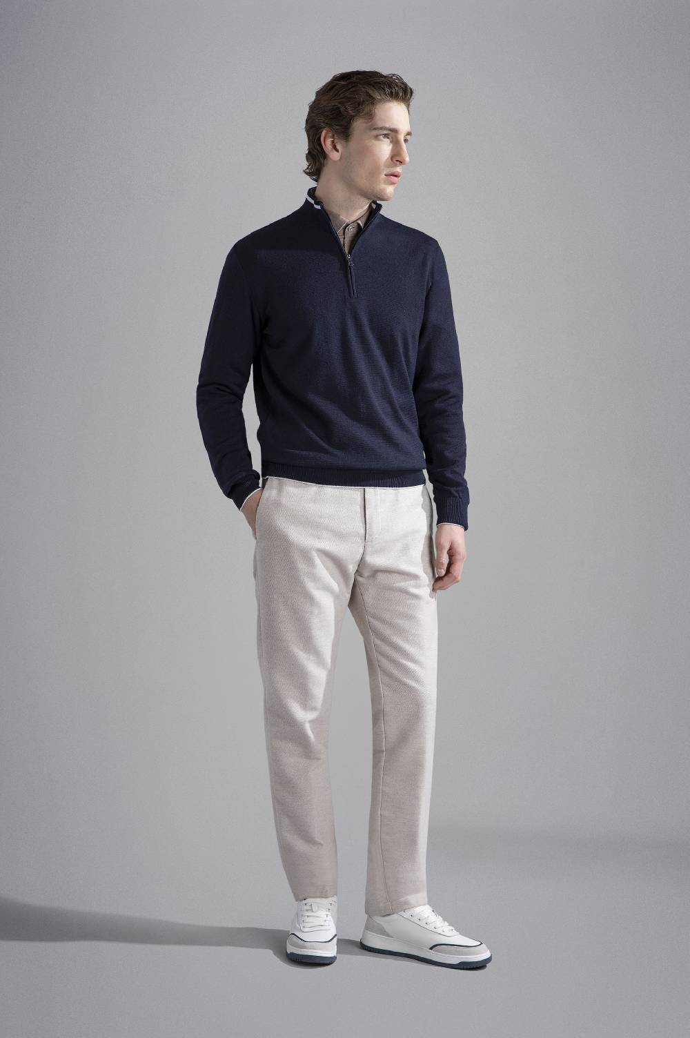 Paul & Shark Camicia in cotone e lino Paul & Shark Fino Al -60%