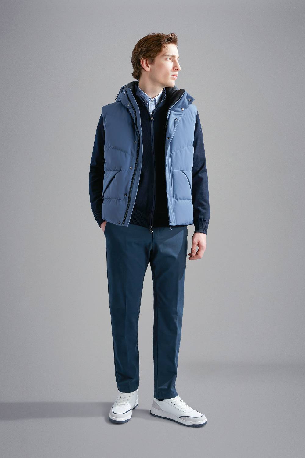 Paul & Shark Camicia in raso di cotone Paul & Shark Shopping Online