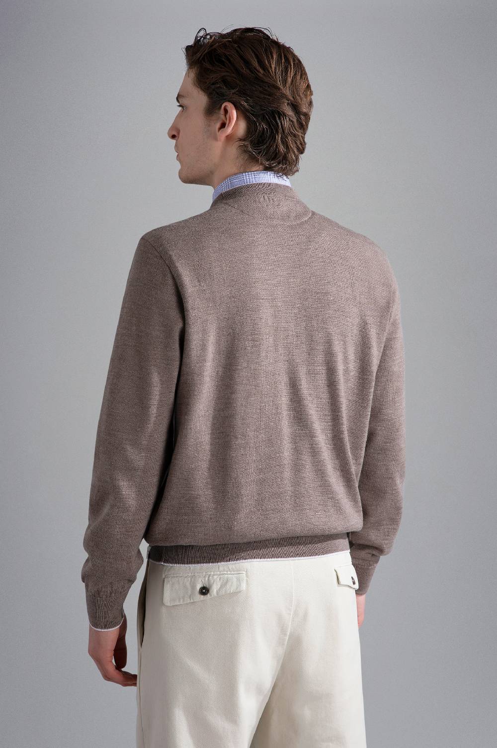 Paul & Shark Maglia in Summer Wool con profili a contrasto Paul & Shark Sottocosto