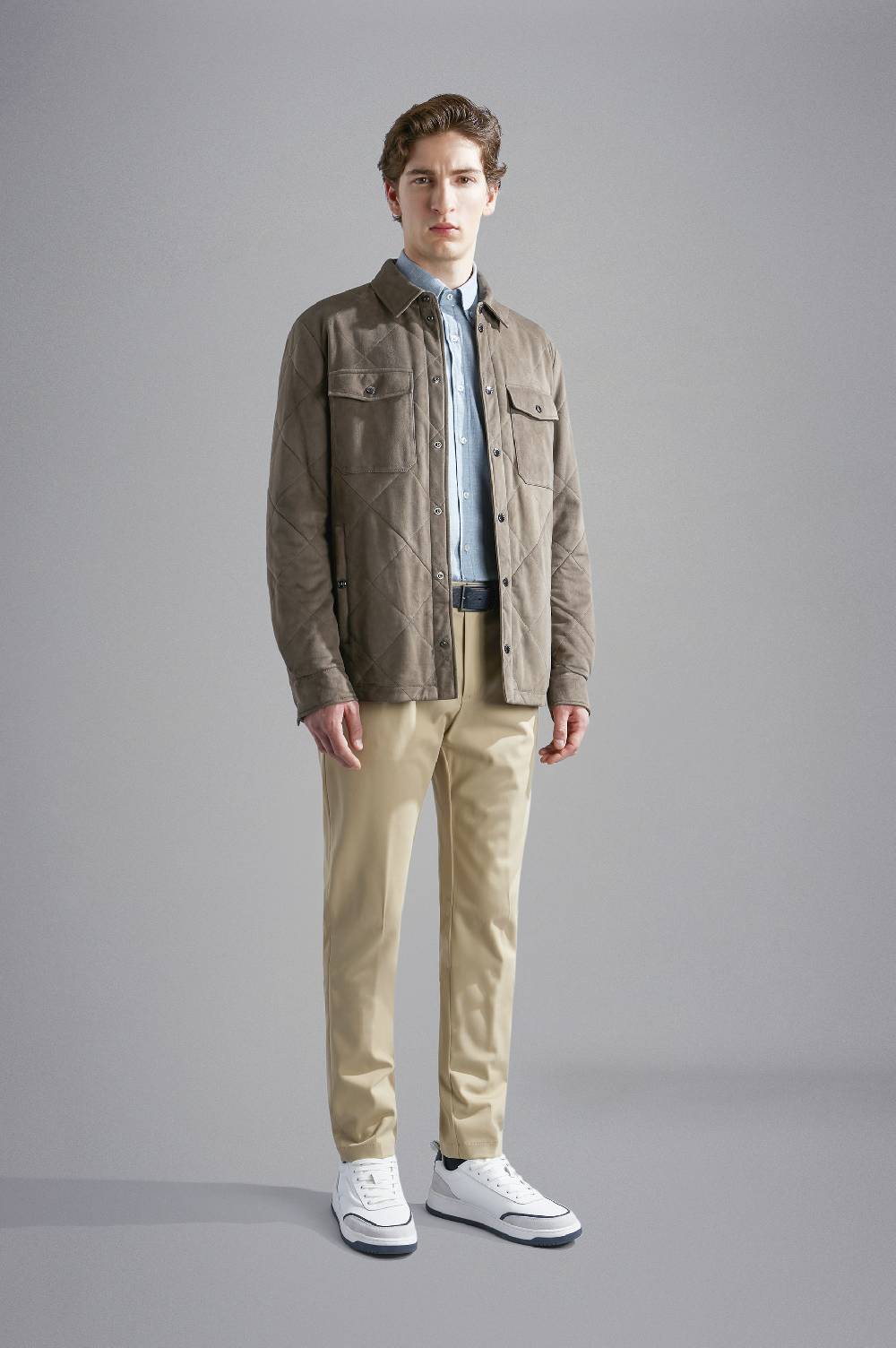 Paul & Shark Camicia in cotone, lino e cashmere Paul & Shark Sconto