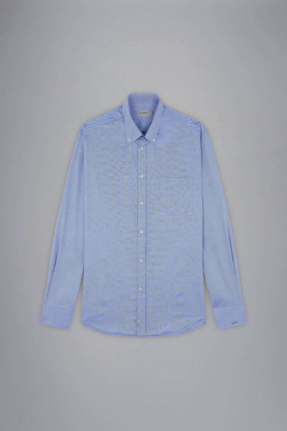 Paul & Shark Camicia in cotone con micro pattern Paul & Shark Offerta