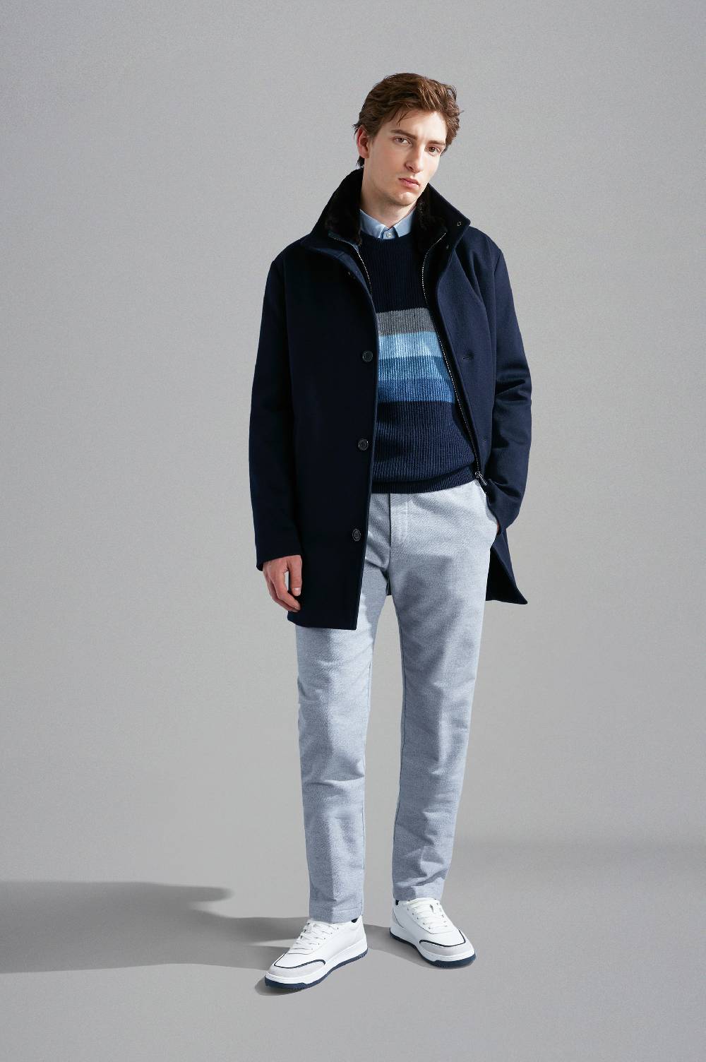 Paul & Shark Camicia in flanella di cotone Paul & Shark Outlet