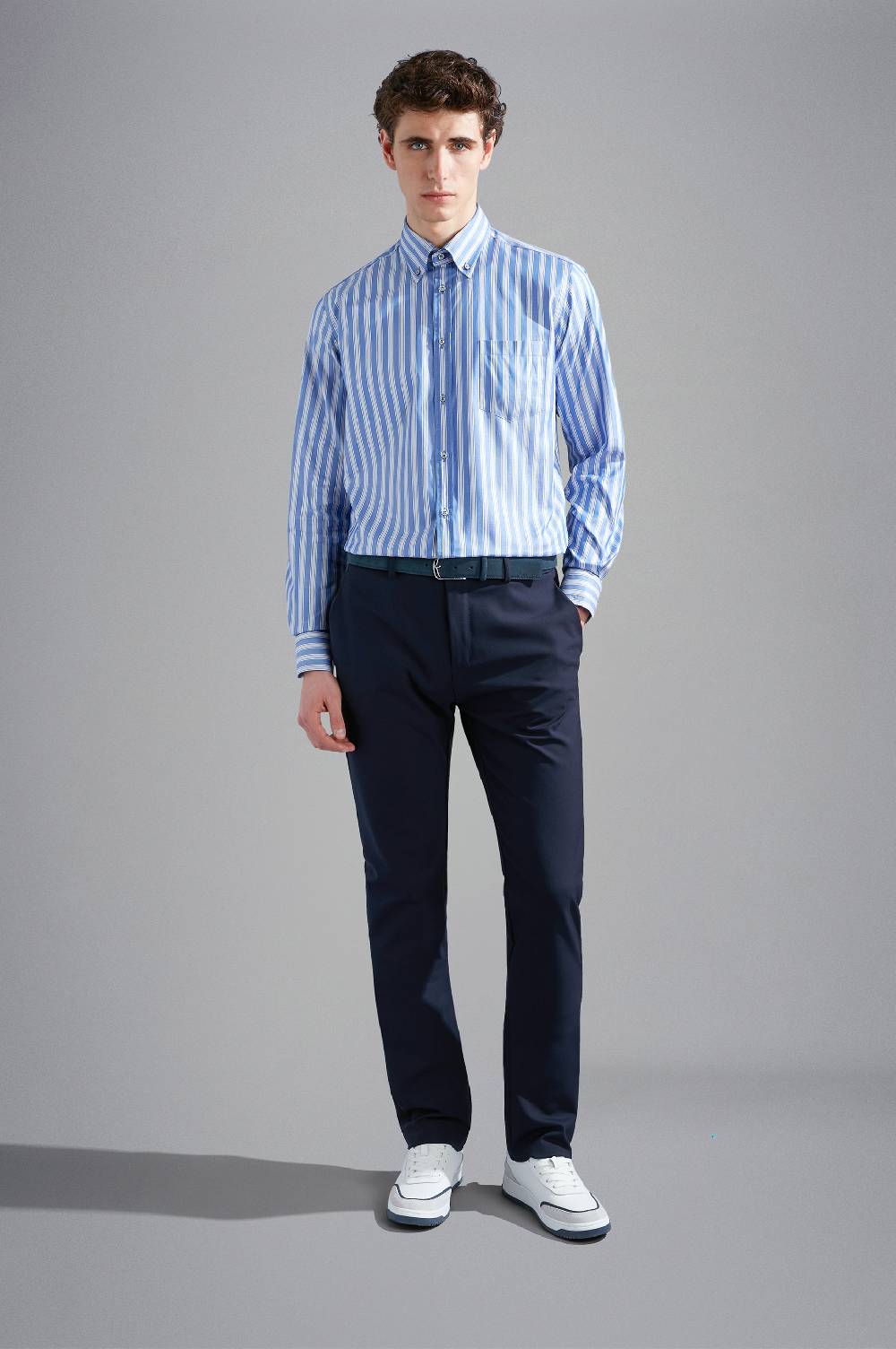 Paul & Shark Camicia in raso di cotone Paul & Shark Offerte