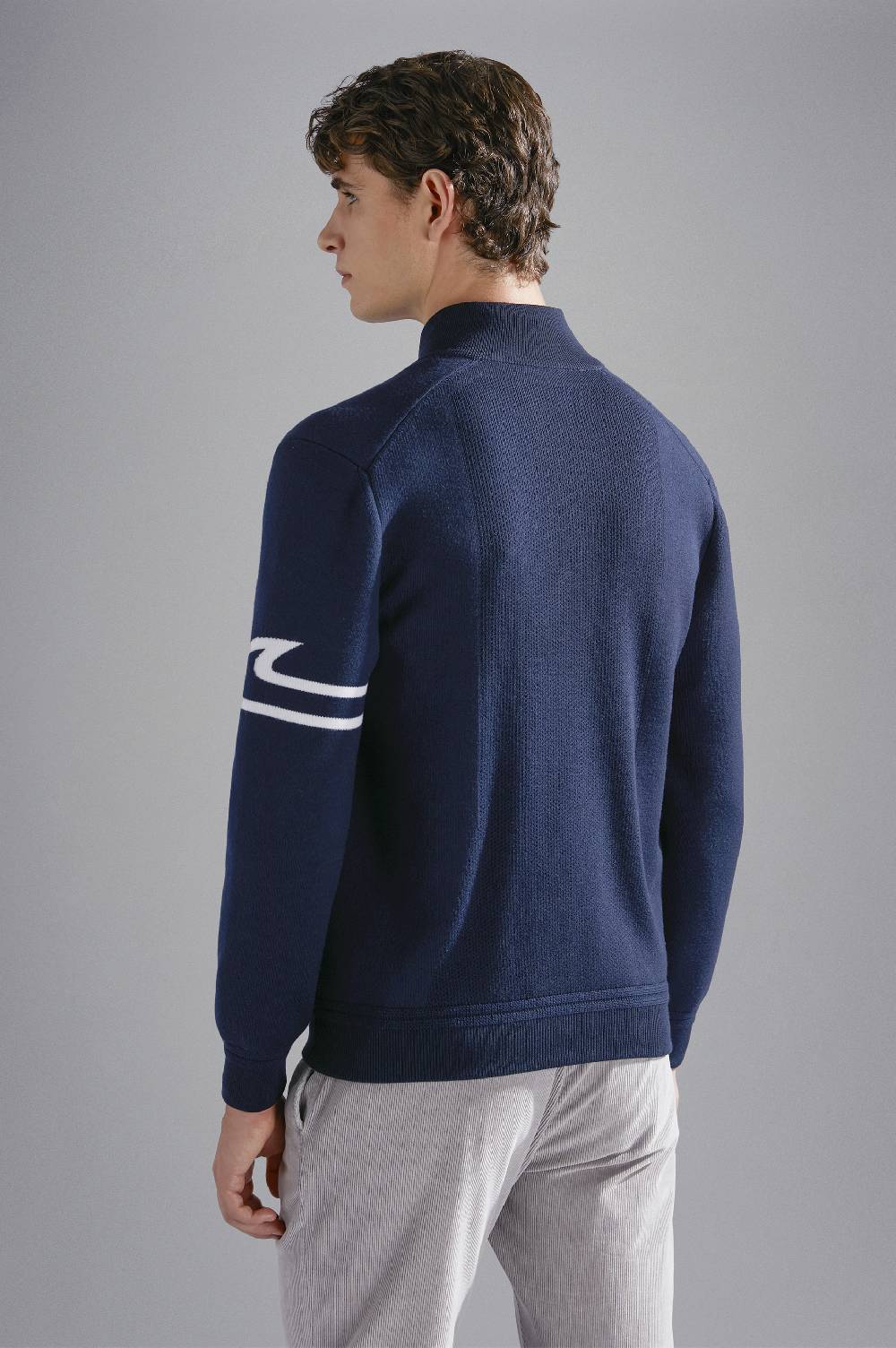 Paul & Shark Maglia Hybrid in lana e Typhoon® Paul & Shark Saldi Di Fabbrica
