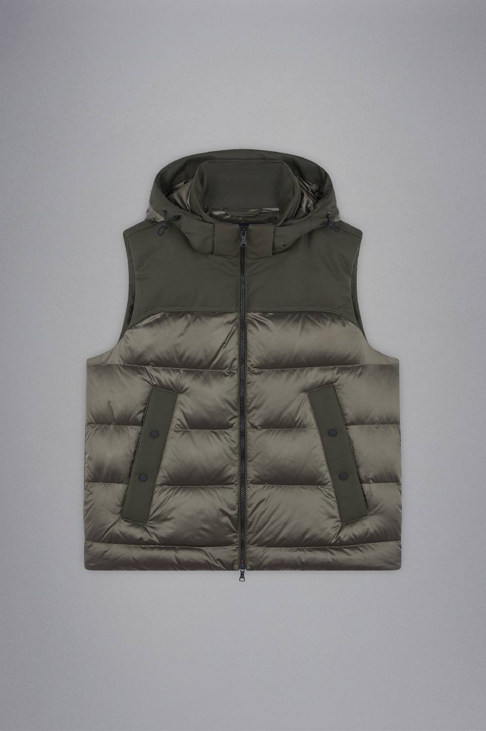 Paul & Shark Gilet Hybrid in nylon cangiante e tessuto tecnico Paul & Shark Vendite Flash