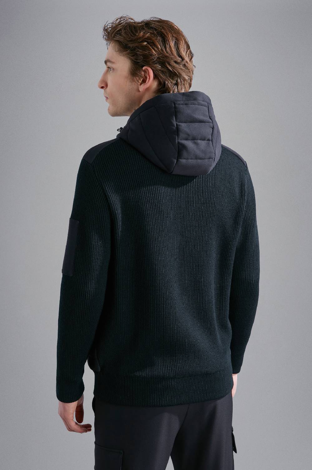 Paul & Shark Maglia Hybrid in lana e cotone trapuntato Paul & Shark In Linea