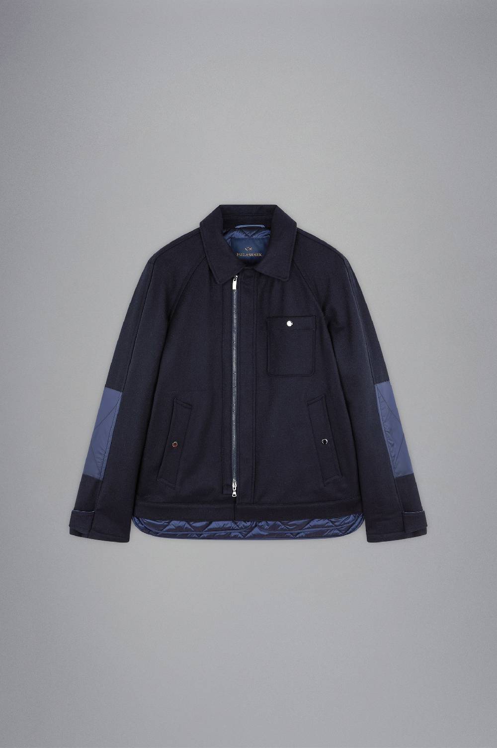 Paul & Shark Giubbotto in Re-Wool con fodera in nylon cangiante Paul & Shark Nuovo