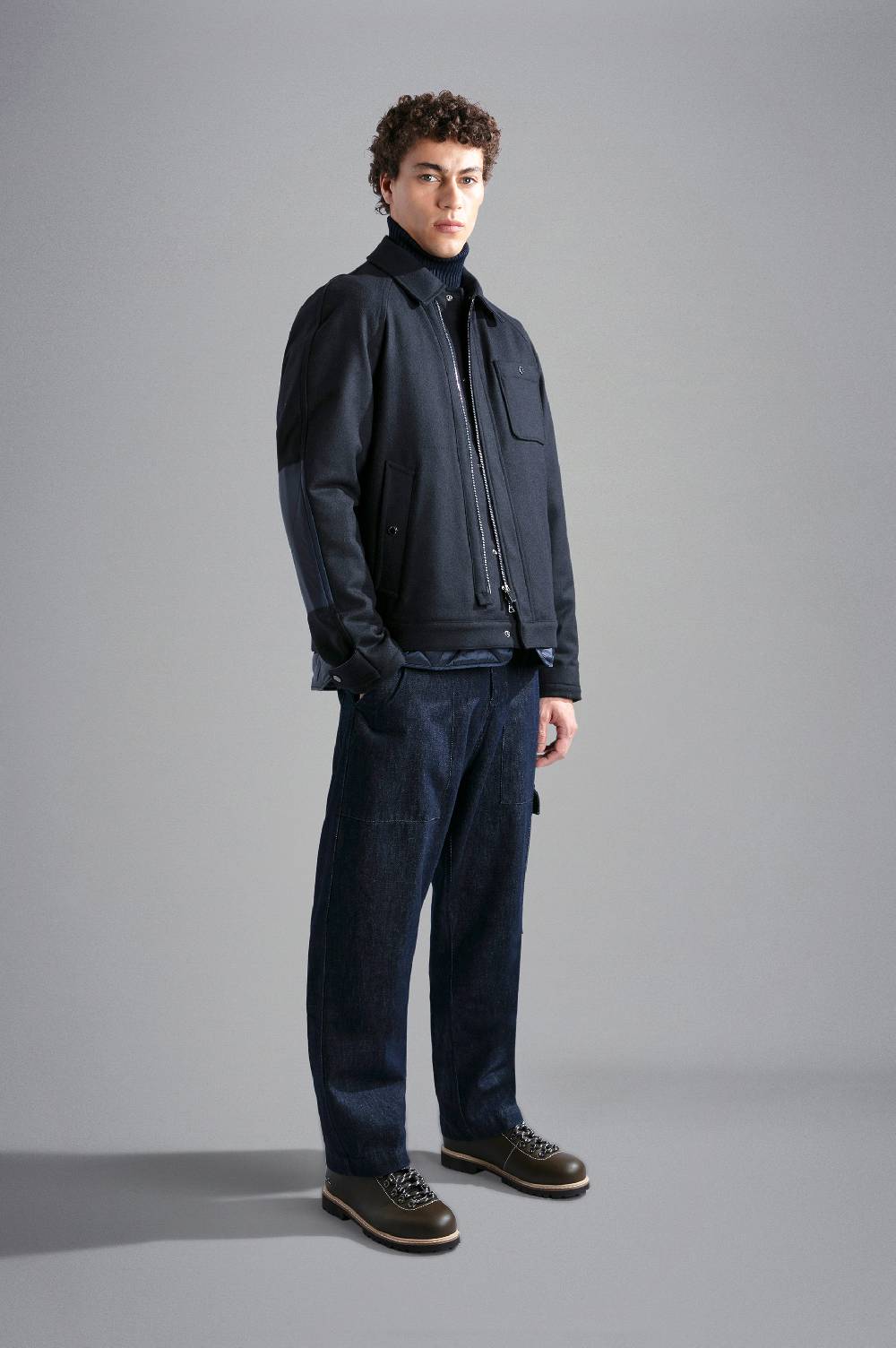Paul & Shark Giubbotto in Re-Wool con fodera in nylon cangiante Paul & Shark Nuovo