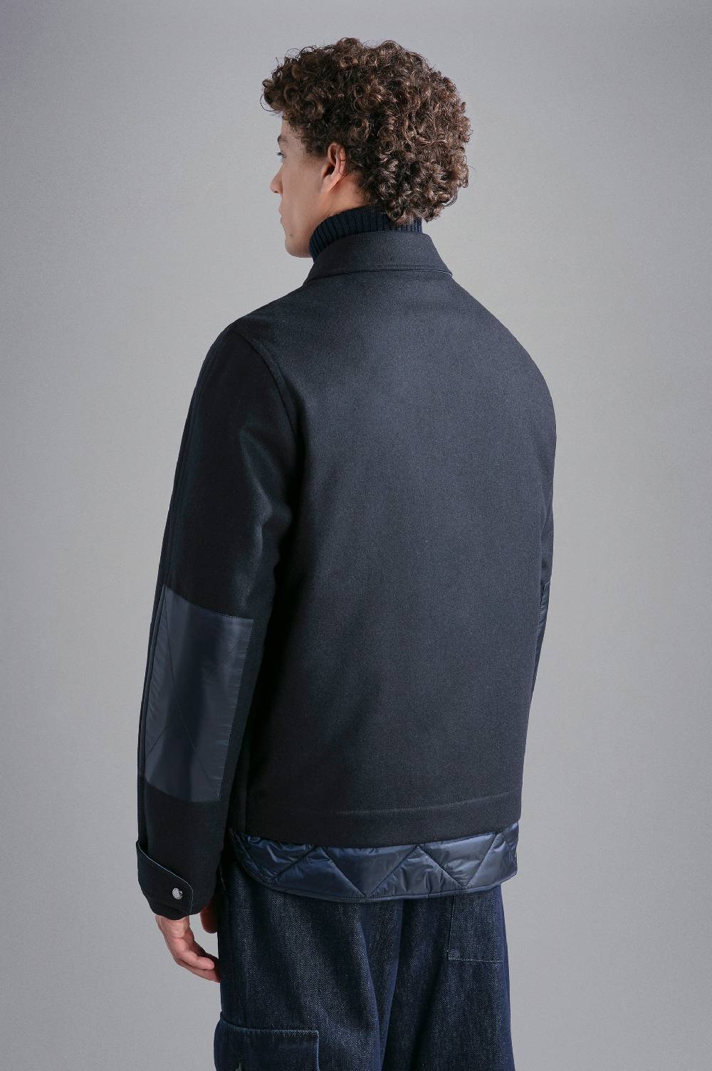 Paul & Shark Giubbotto in Re-Wool con fodera in nylon cangiante Paul & Shark Nuovo
