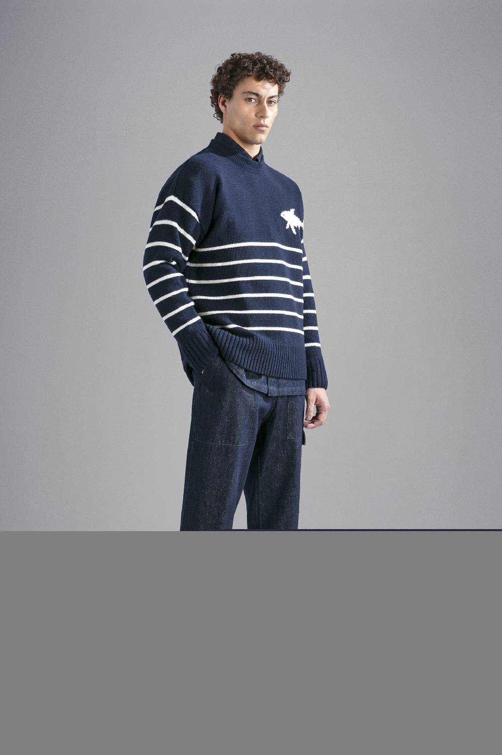 Paul & Shark Overshirt in Denim Paul & Shark Negozi Online
