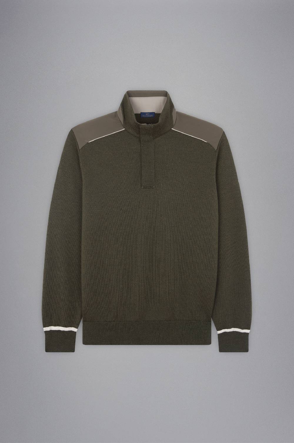 Paul & Shark Maglia in lana con dettagli in Typhoon Platinum Paul & Shark Sconto