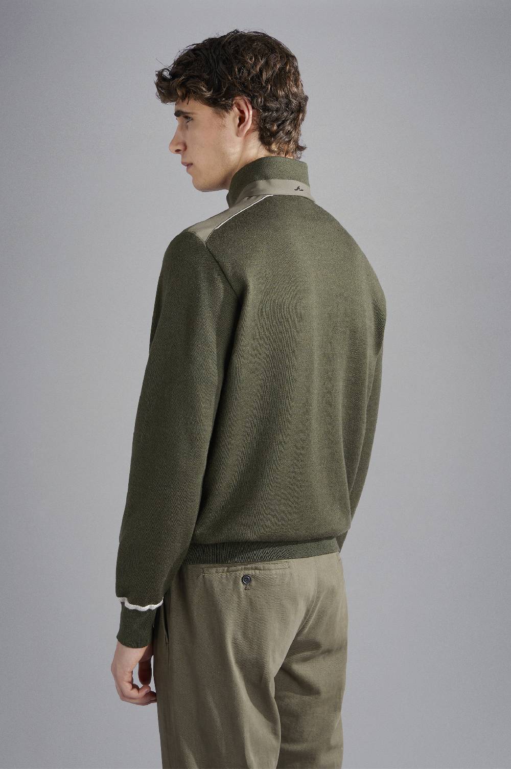 Paul & Shark Maglia in lana con dettagli in Typhoon Platinum Paul & Shark Sconto