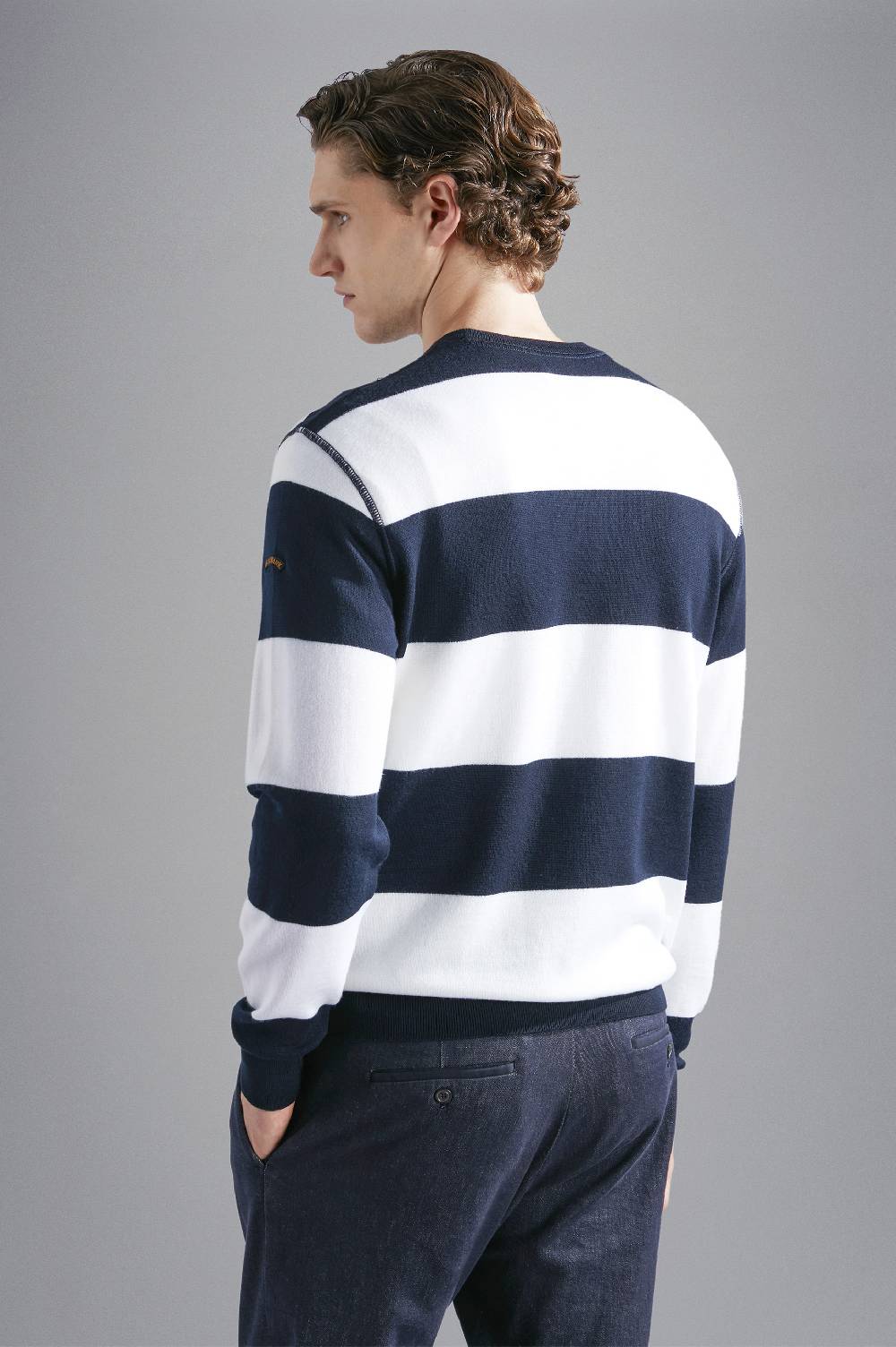 Paul & Shark Maglia in lana con motivo a righe Paul & Shark Outlet
