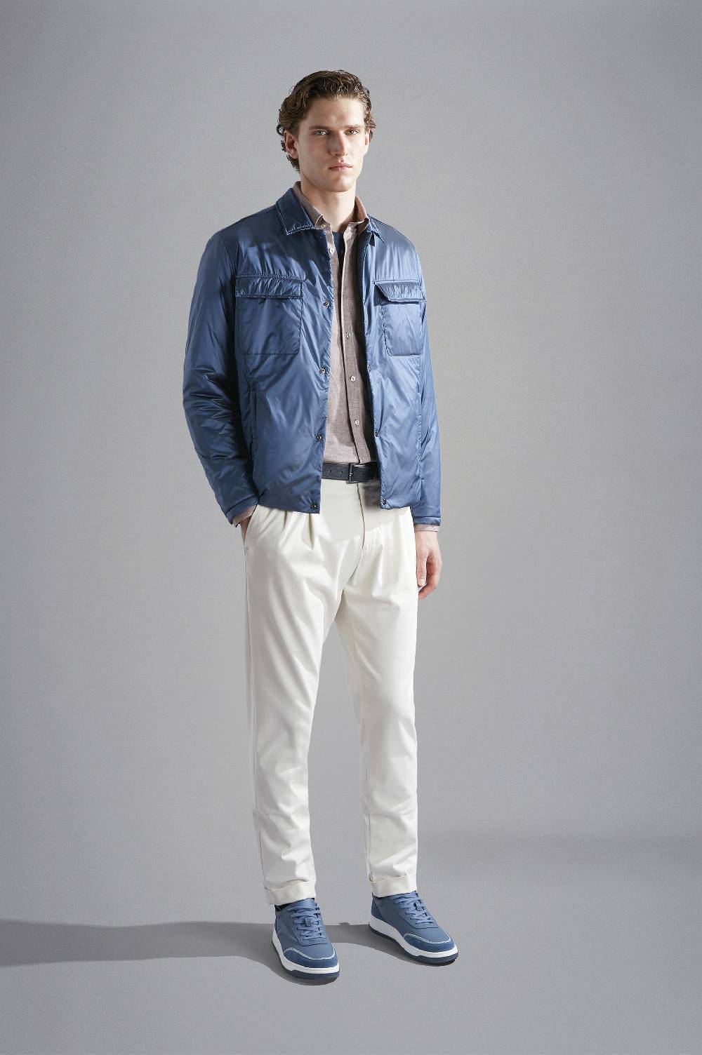 Paul & Shark Shacket in nylon cangiante Paul & Shark Saldi Di Fabbrica