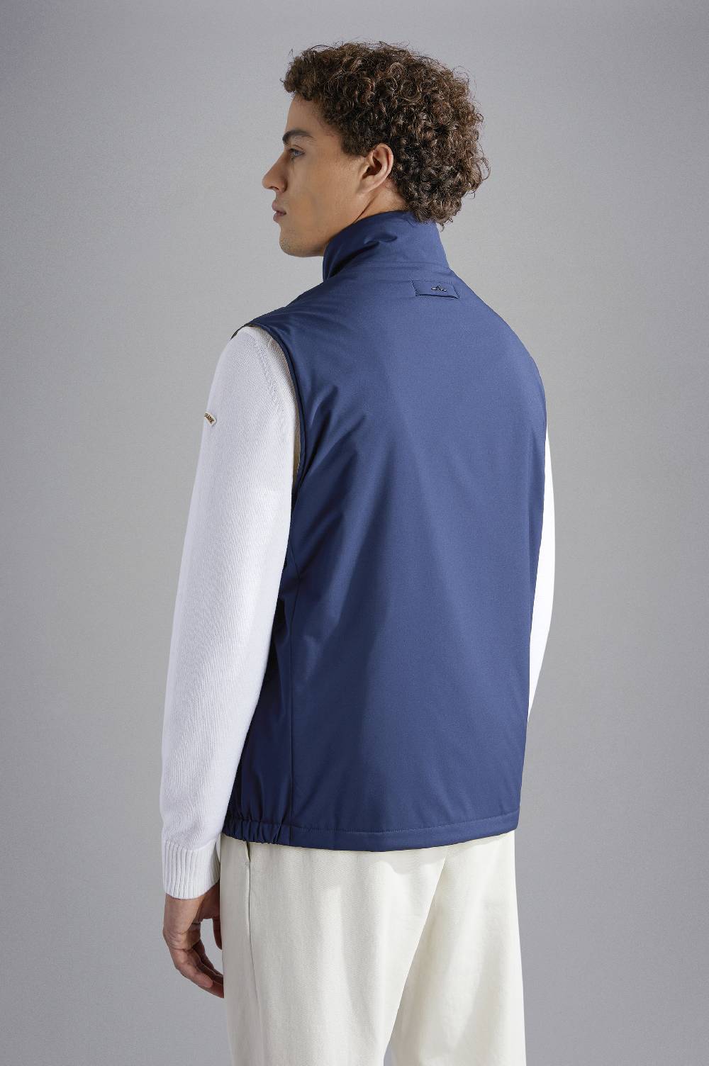 Paul & Shark Gilet double face in Typhoon Platinum Paul & Shark I Più Venduti