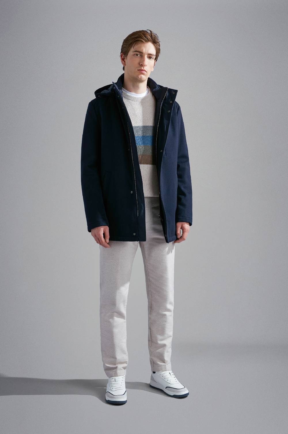 Paul & Shark Car coat in Cashmere Paul & Shark Italia