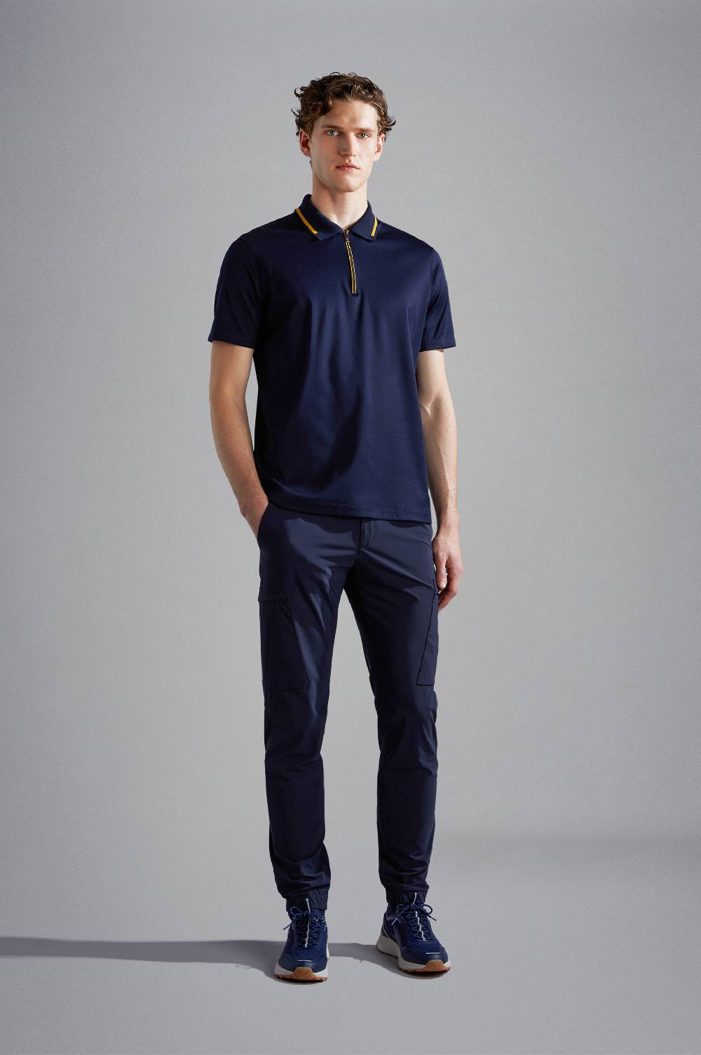 Paul & Shark Polo in cotone con zip Paul & Shark Qualità