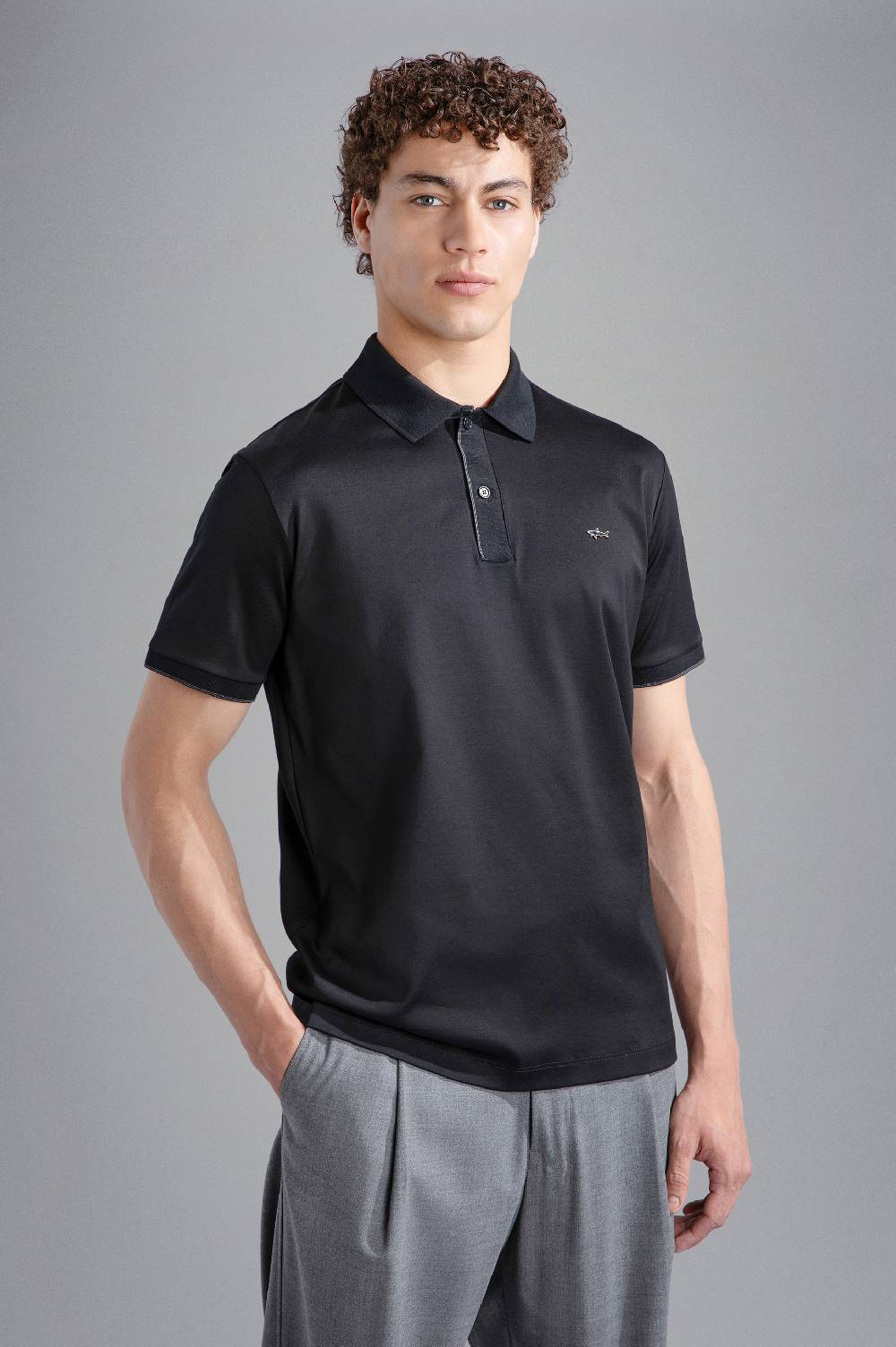 Paul & Shark Polo in cotone Aqua Interlock Paul & Shark Spedizione Gratuita