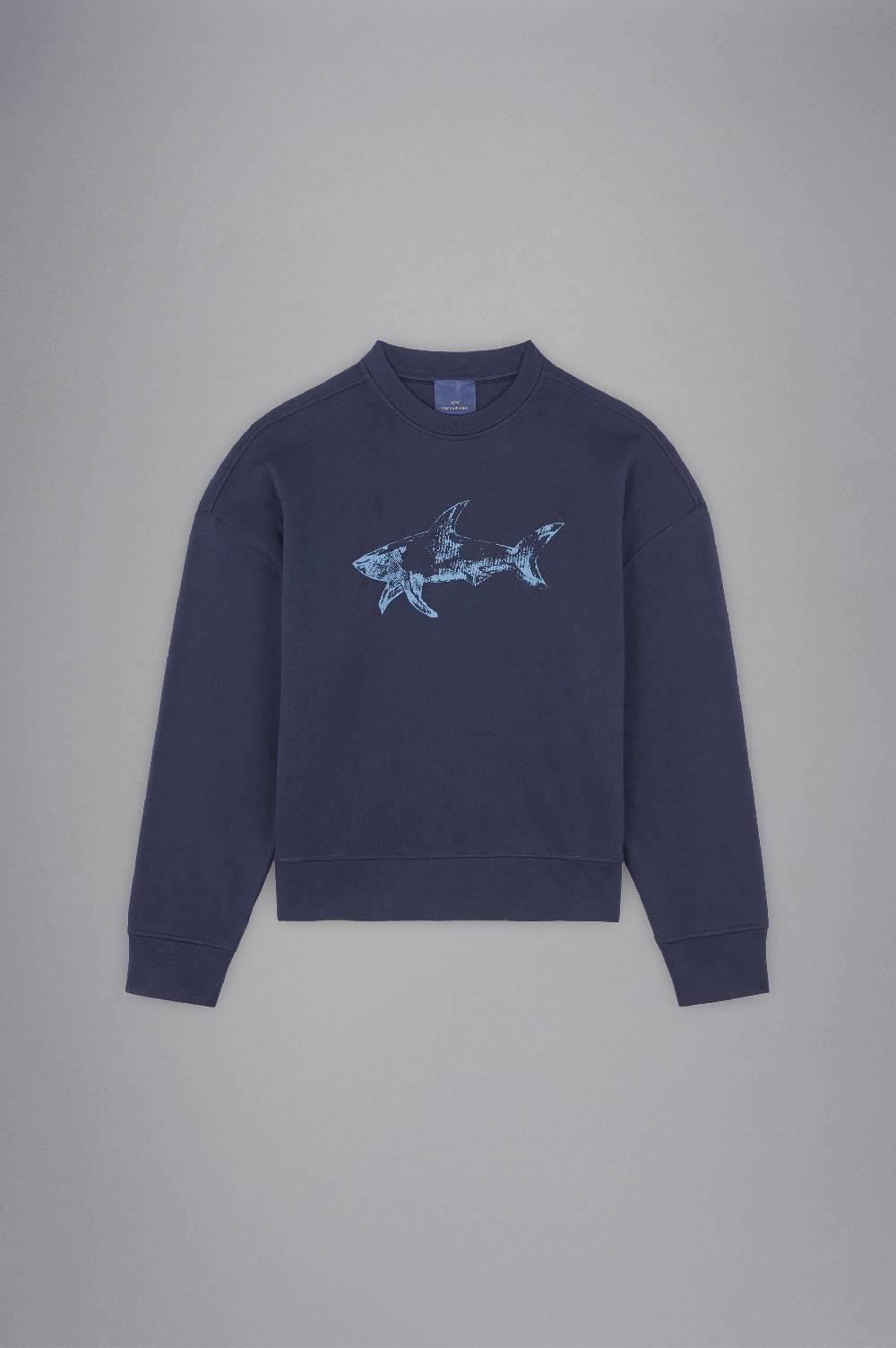 Paul & Shark Felpa in cotone Winter Fleece con stampa Paul & Shark Sottocosto