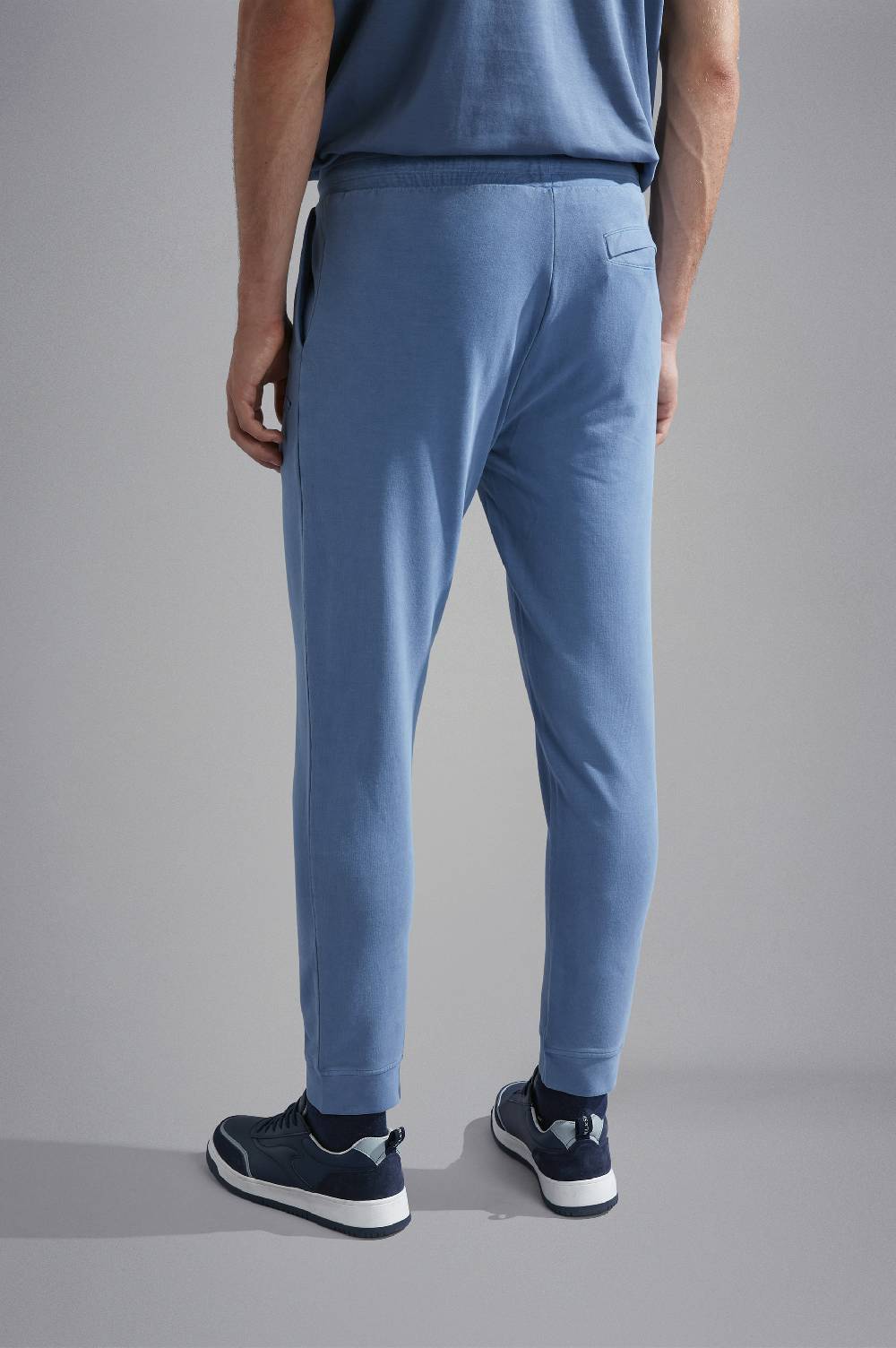 Paul & Shark Pantaloni sportivi in cotone stretch tinto capo Paul & Shark Presa