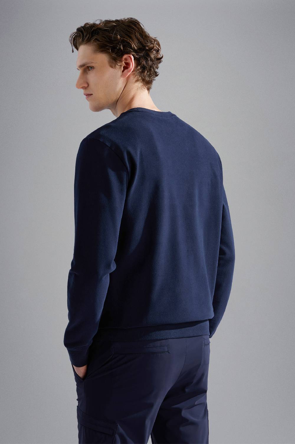 Paul & Shark Felpa in cotone con ricamo multicolor Paul & Shark Outlet
