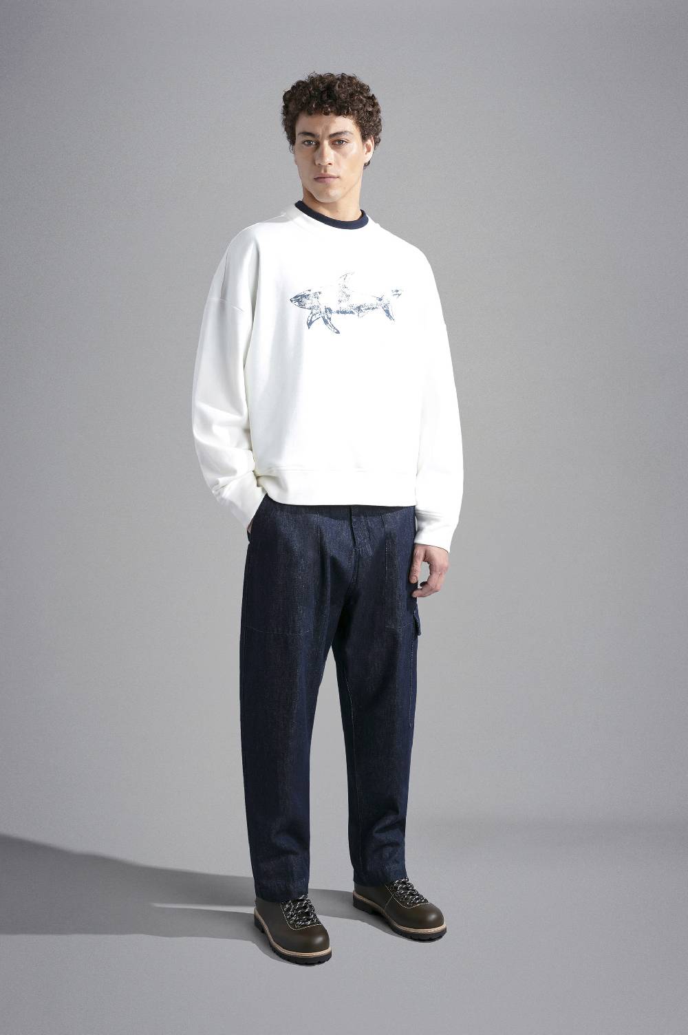 Paul & Shark Pantalone cargo in denim Paul & Shark Negozio