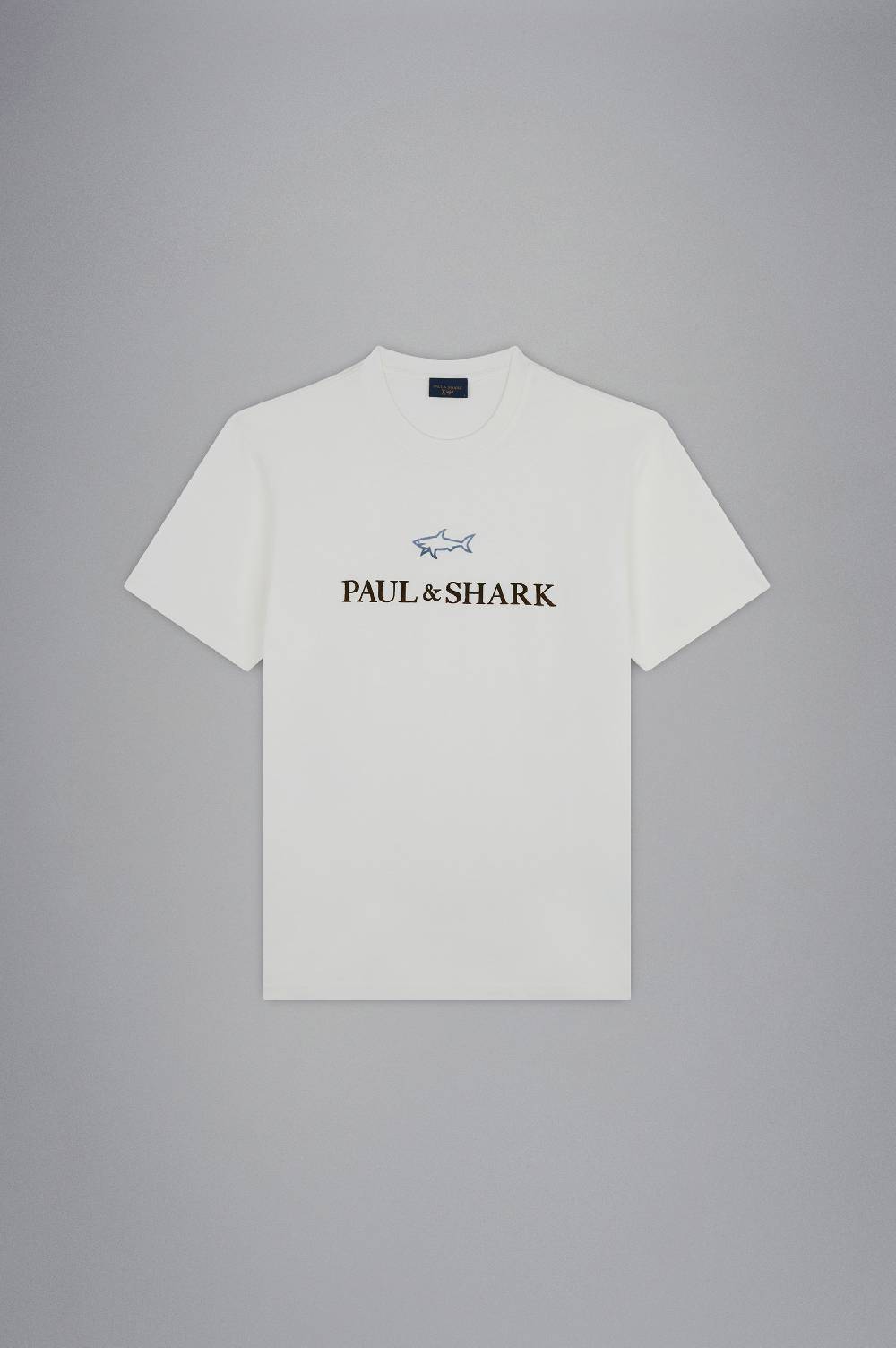 Paul & Shark T-shirt in cotone X-Soft con logo floccato Paul & Shark Discount Store per i nuovi prodotti