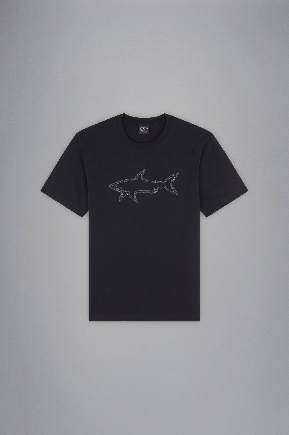 Paul & Shark T-shirt in cotone con stampa Paul & Shark Vendita Calda