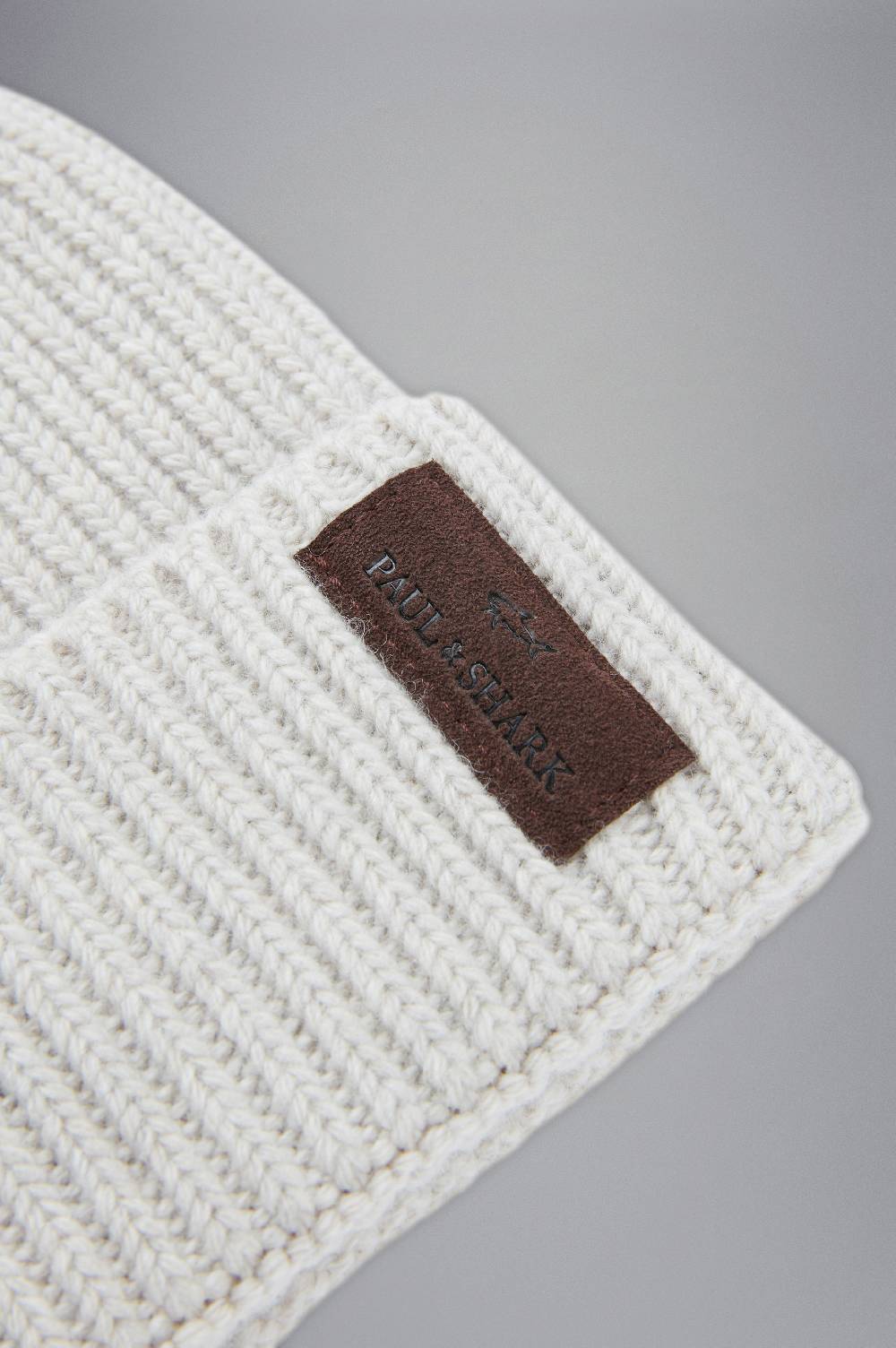Paul & Shark Berretto Re-Wool con stemma in pelle Paul & Shark 2025