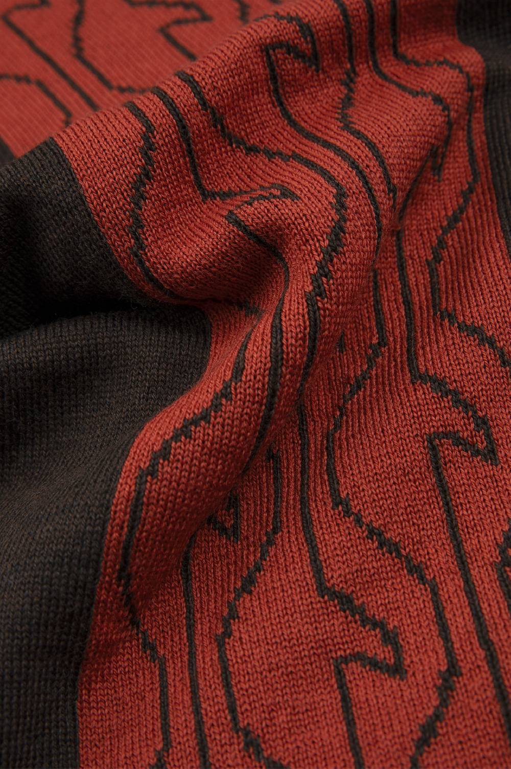 Paul & Shark Sciarpa in lana jacquard Monogram Paul & Shark Nuovo